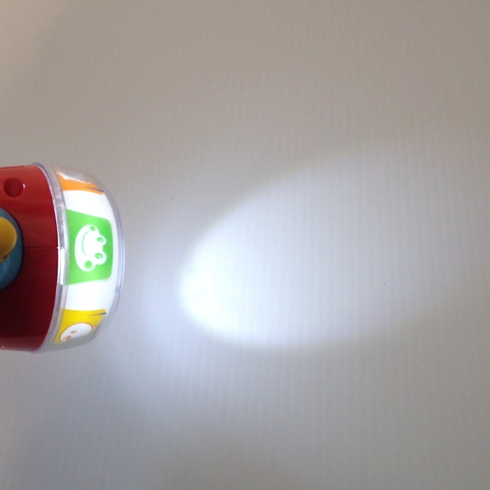 Vtech Spin And Learn Color Flashlight Music Educational Red & Blue