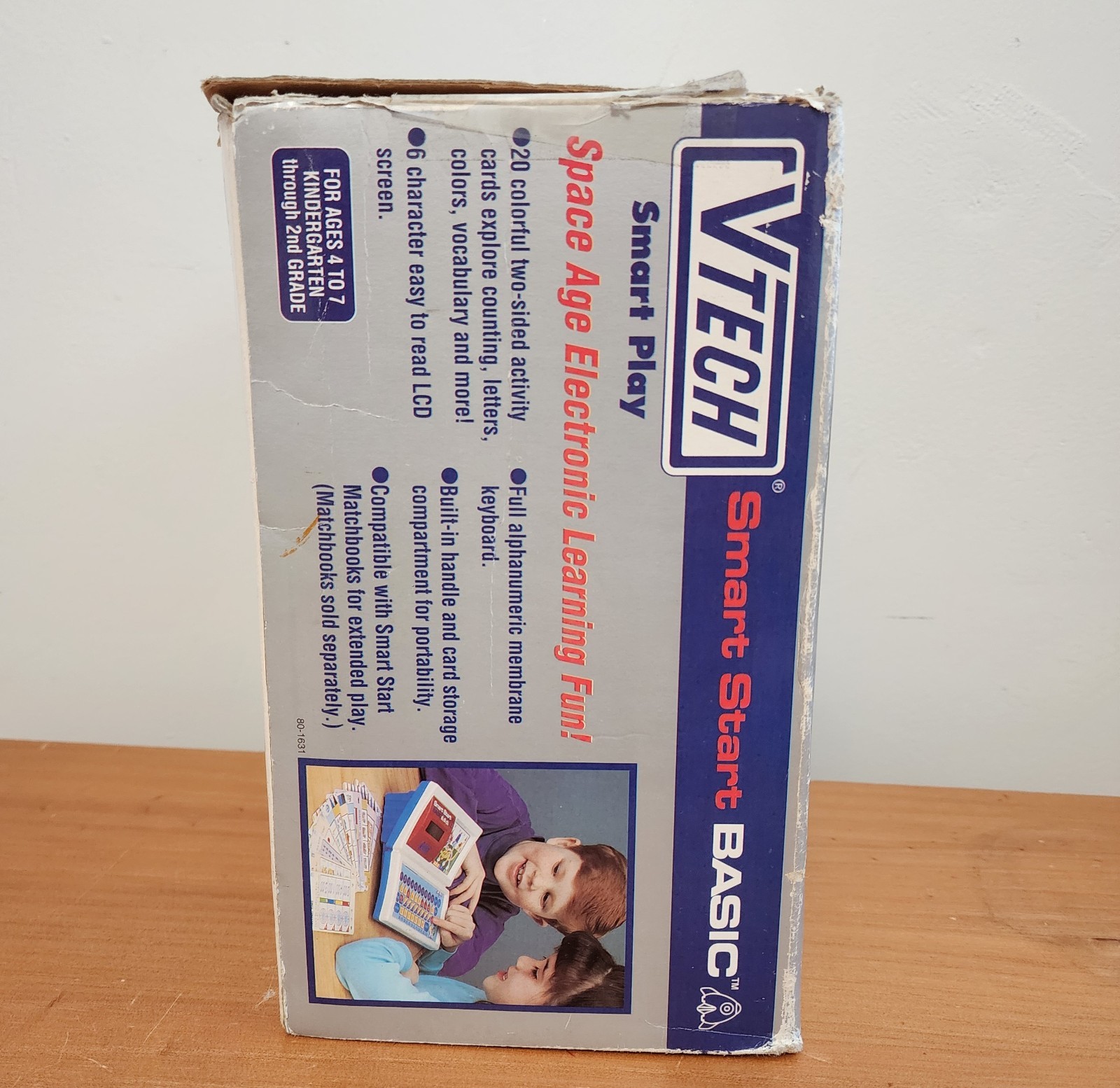 Vintage 1993 VTECH Smart Start Basic EDUCATIONAL Learning TOY + Cards & Books