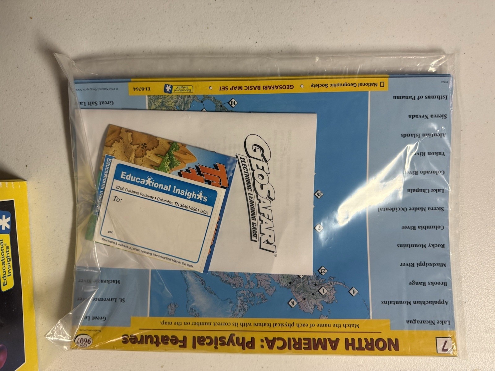 GeoSafari EI-8865 Electronic Education Learning Game System Homeschool