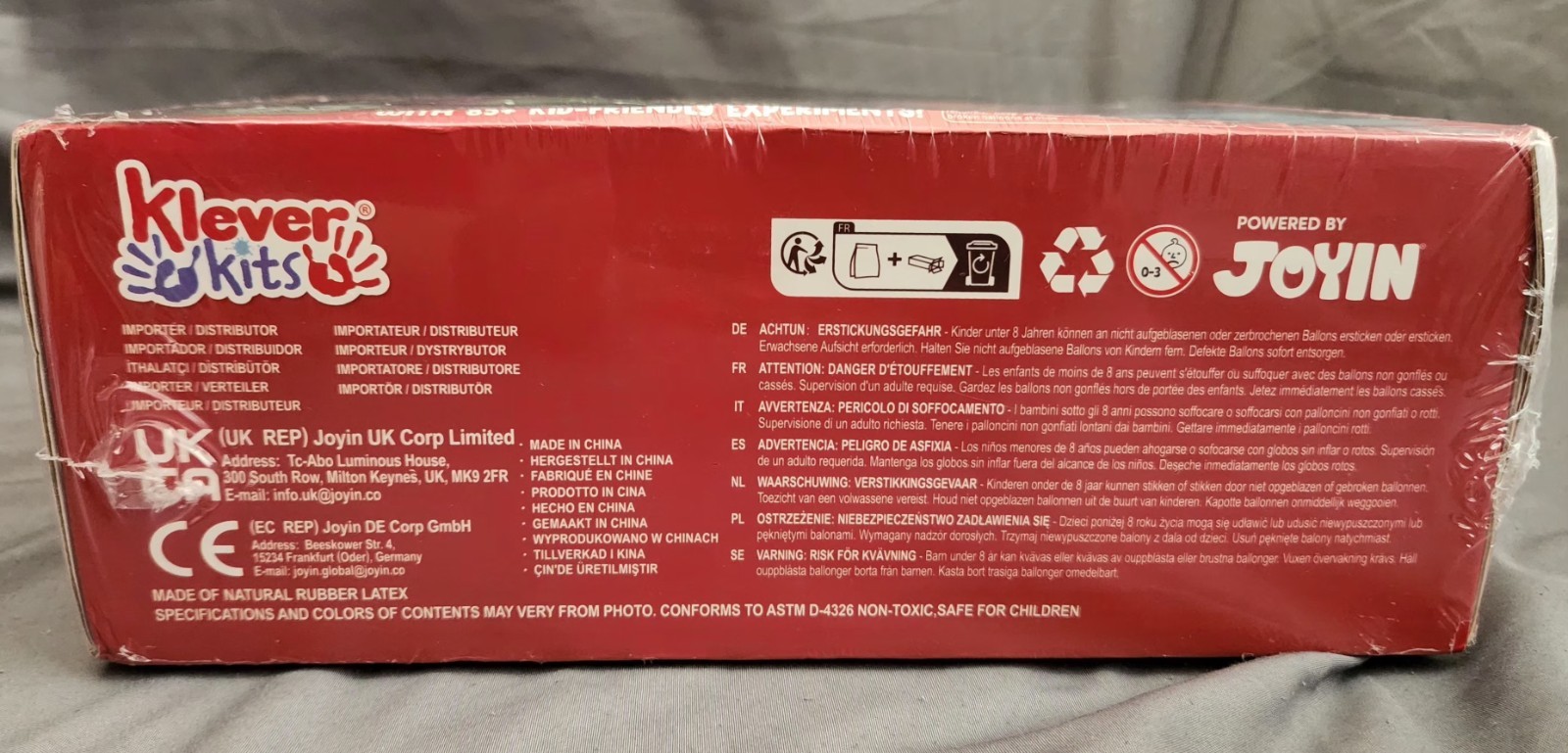 NEW AMAZING SCIENCE KIT 85+ Experiments Kids 6+ years Klever Kits