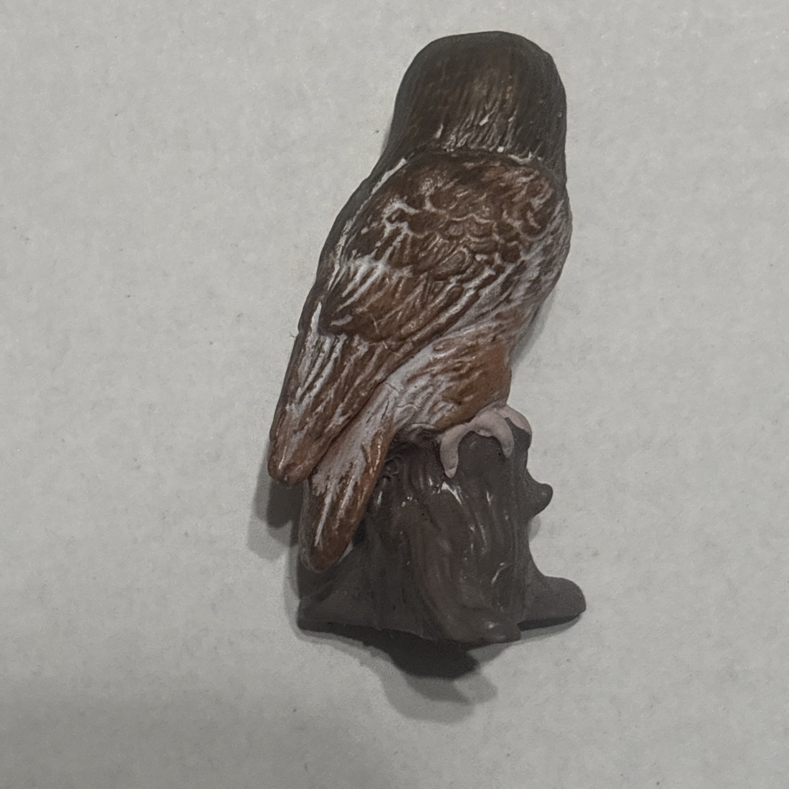 Vintage Schleich Tawny Owl Toy Figure 1998 Germany. 2” Handpainted Figurine