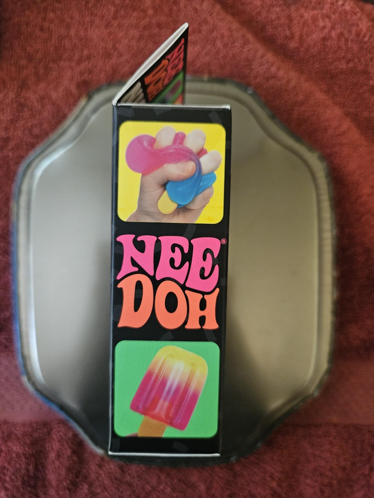 AUTHENTIC Nee Doh Nice-Sicle Popsicle Pink/Orange Brand New Unopened And Sealed
