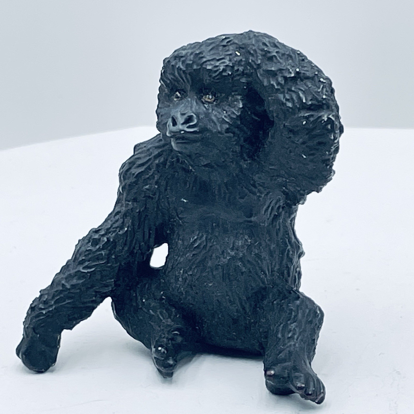 VTG Rubber Hard Plastic GORILLA ORANGUTAN Toy Figure Zoo Wild Animal Safari LOT