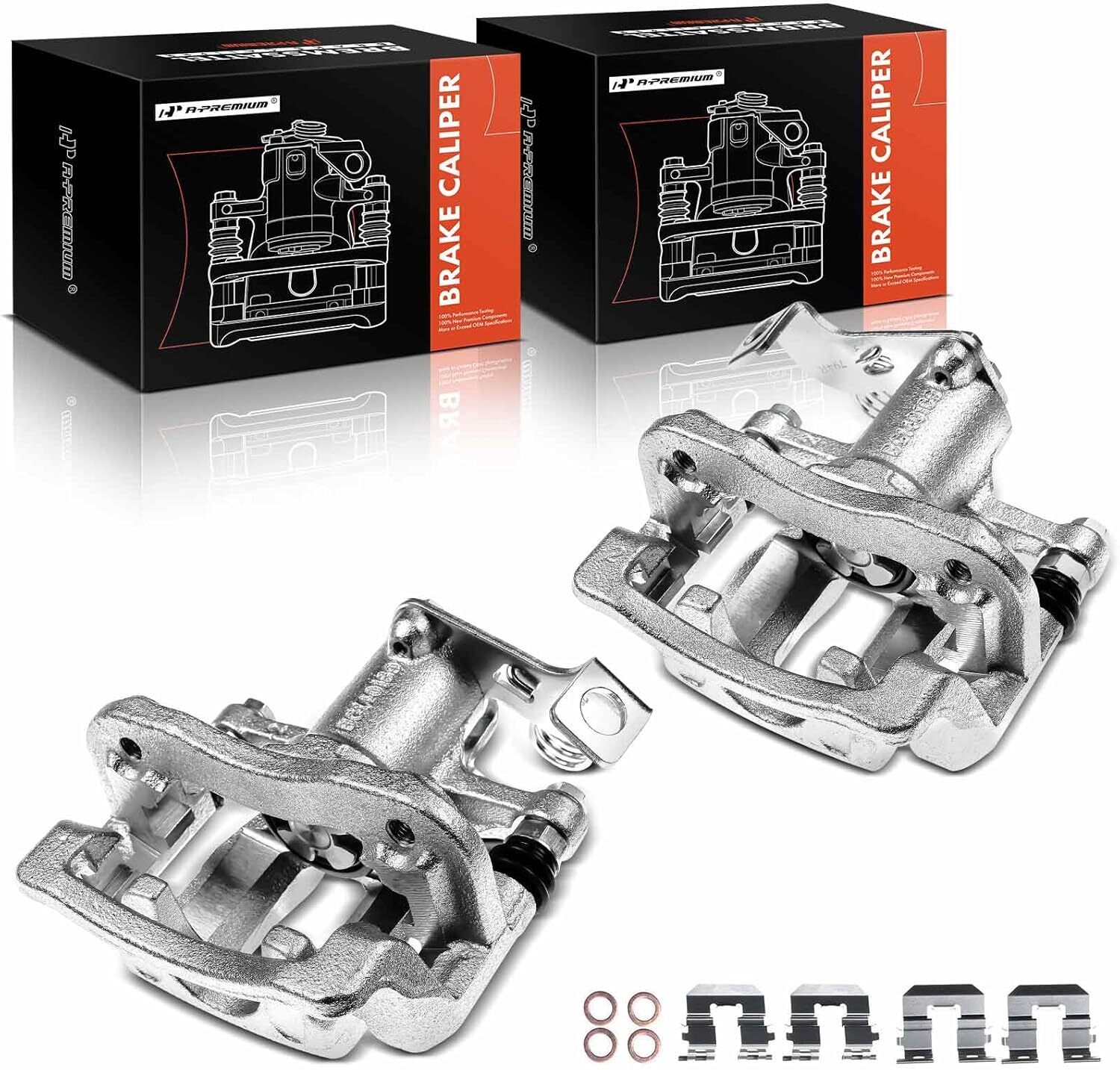 Rear Driver and Passenger Side APM Disc Brake Caliper Assembly with