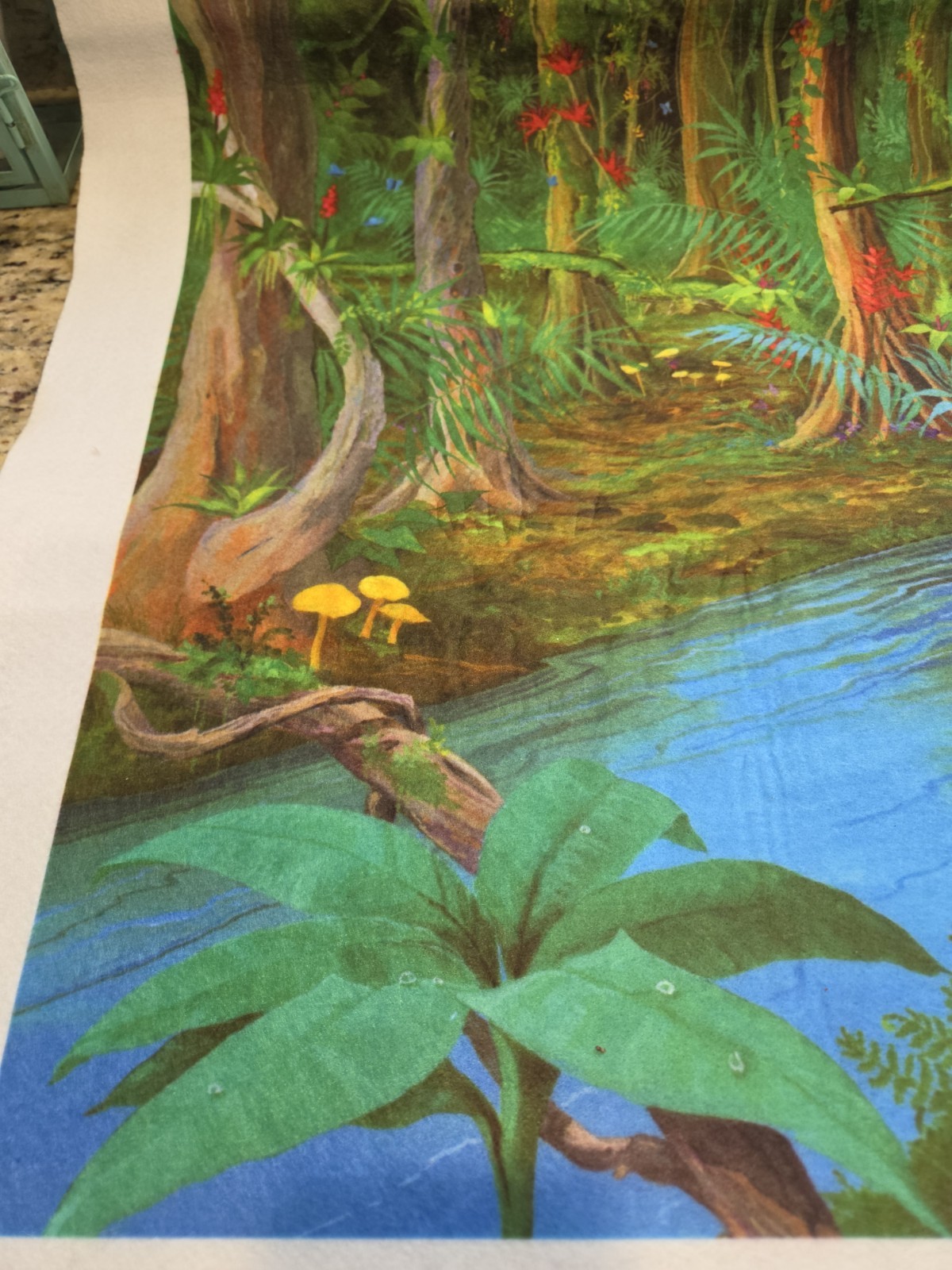 Little Folk Rain Forest Felt Set 30+ Pieces LOT Background & Pre-Cut Animals