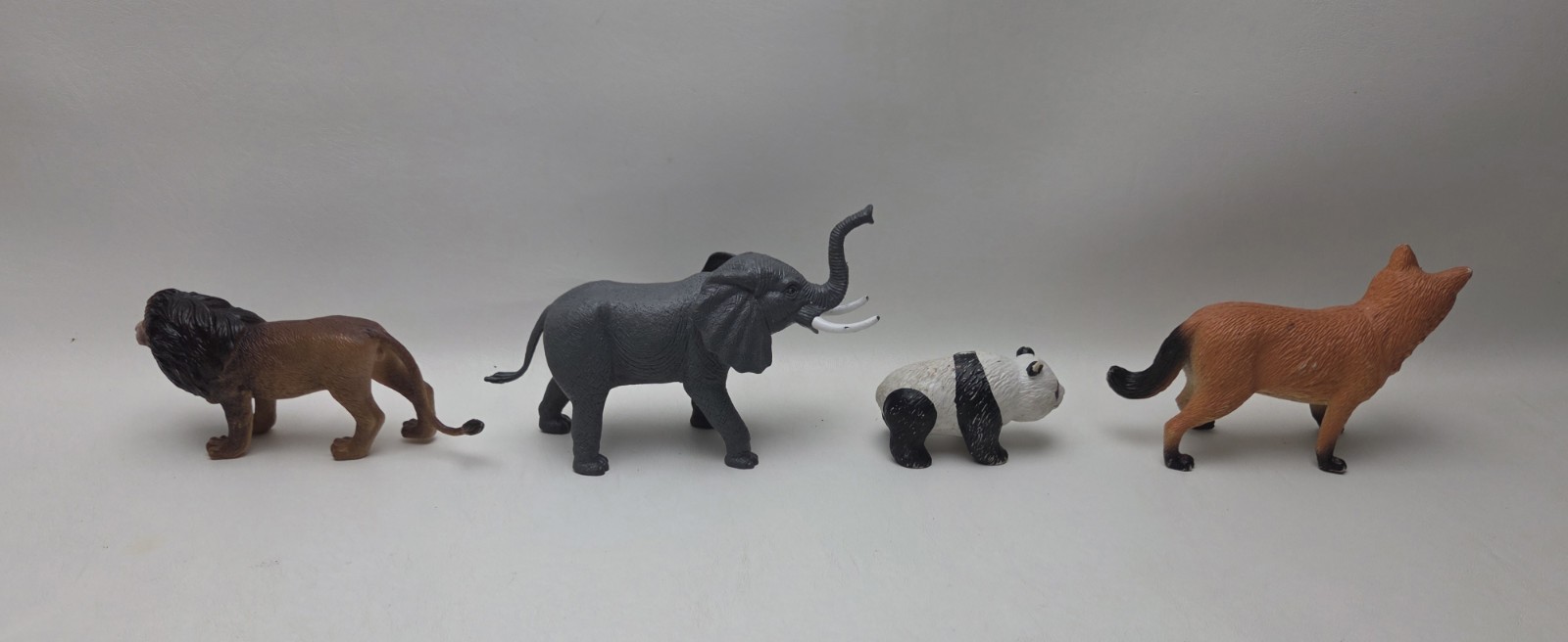 Large Safari Etc Plastic Zoo Animal Toy Lot Vintage Mixed Hard Figurine 2-8″