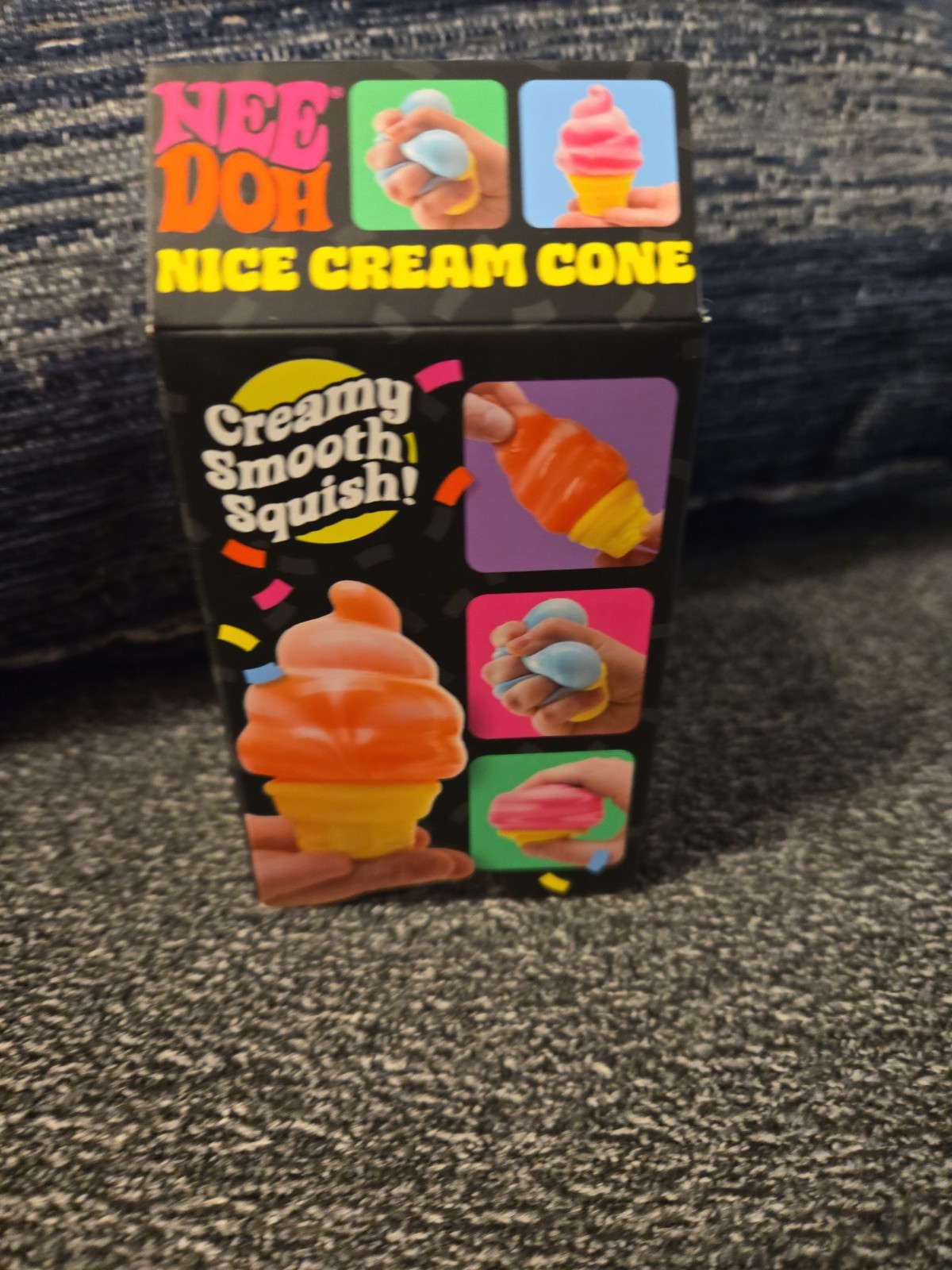 100% Authentic Needoh Ice Cream Cone ORANGE New In box Made By Schylling