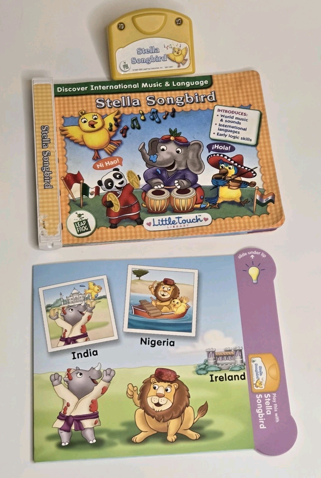 4 Little Touch Leap Frog Books, Cartridges & activity cards Dr Suess Animals