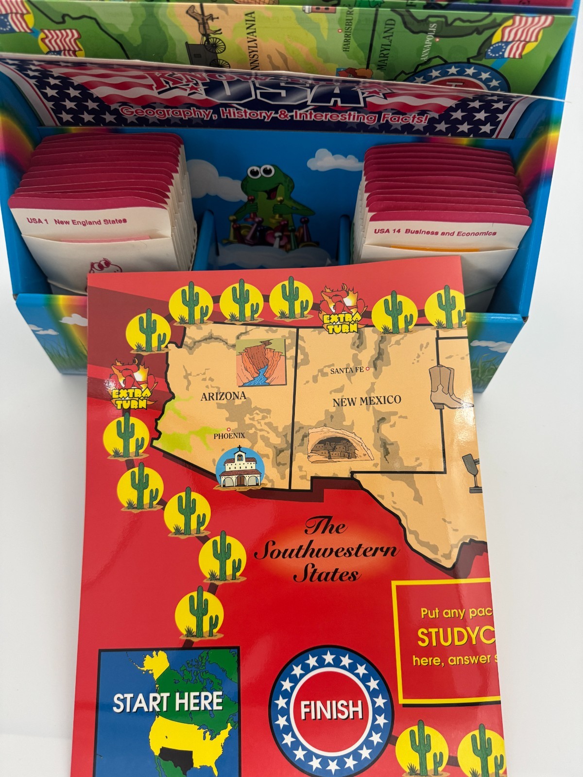Frog Know the USA! Classroom Learning Game Set – FP-600 – 25 Games – Geography