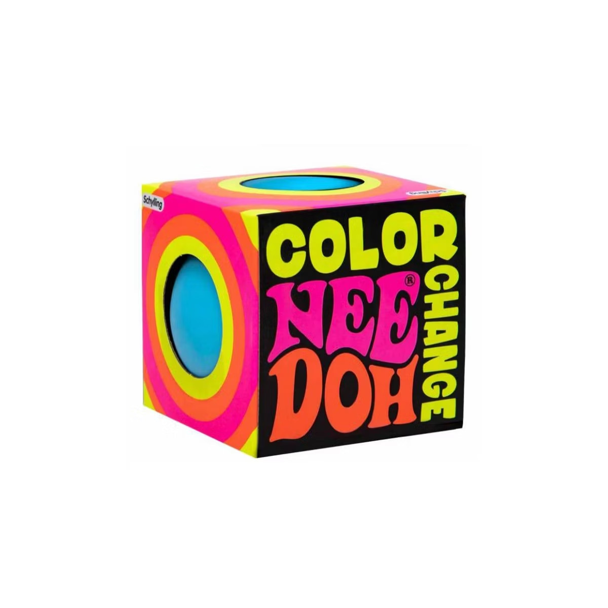 Schylling NeeDoh Color Change Squishy Fidget Toy – Blue to Pink NEW RARE