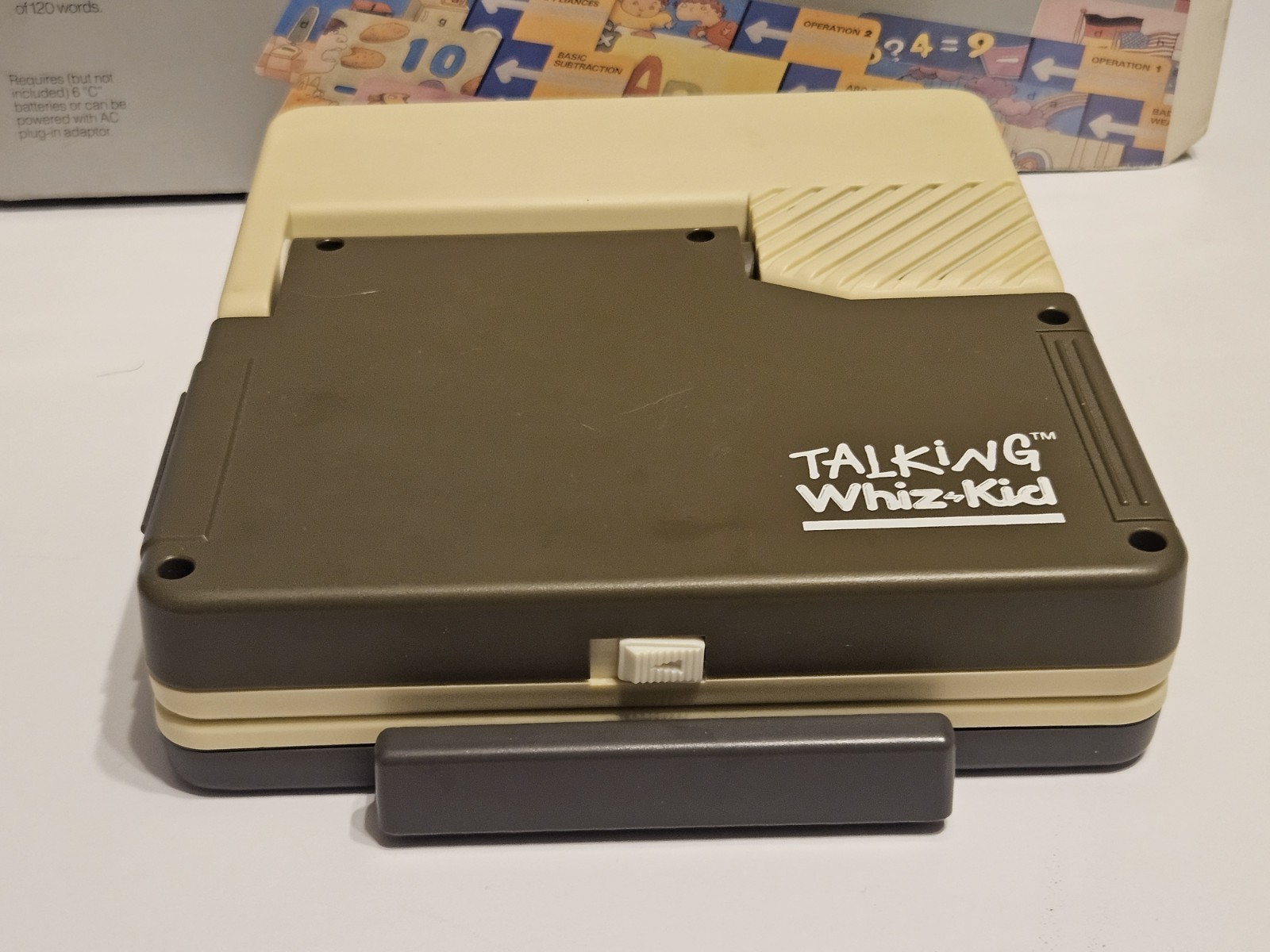 Talking Whiz Kid 1987 Vtech Education Computer w/ Learning Cards Vintage Nos