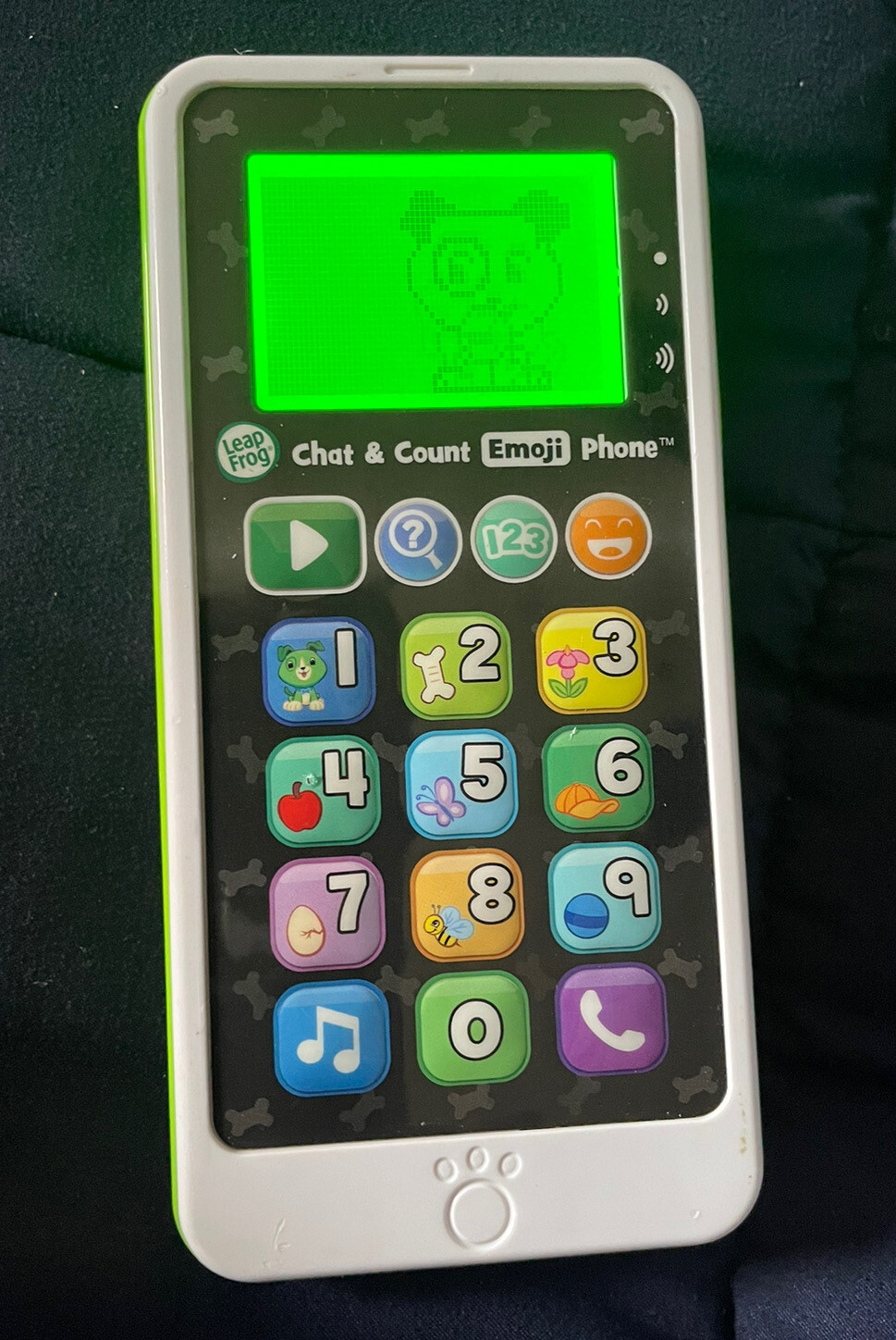 LeapFrog Chat and Count Emoji Phone – Everything Works, Lights,Sound&Buttons