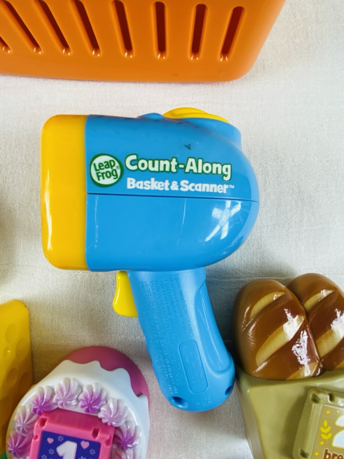 Leapfrog Count Along Basket and Scanner with Food Pieces and Shopping Lists