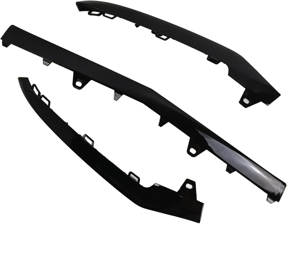 3 X Front Bumper Cover Lower Grille Trim Molding fit for 2014-2016 Mercedes E…