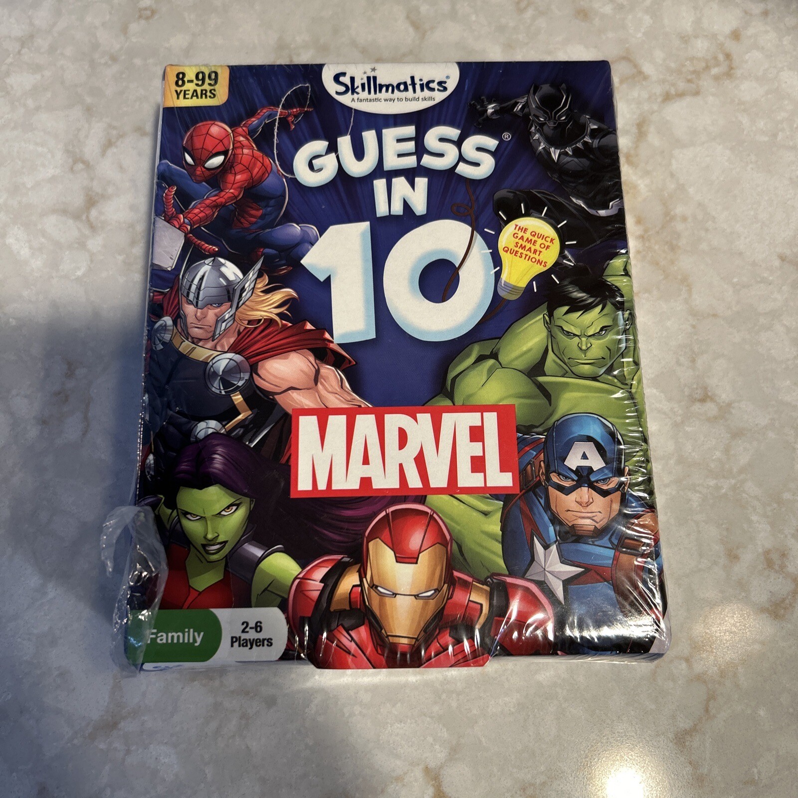 NIP Skillmatics Marvel Card Game Guess in 10 Educational Gift 8 And Up SEALED