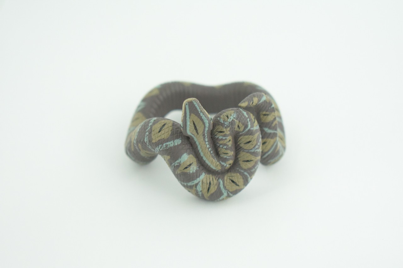 Python Snake Bracelet, Realistic Snake Wrist Band, Plastic, Gift, 3″ RI69 B663