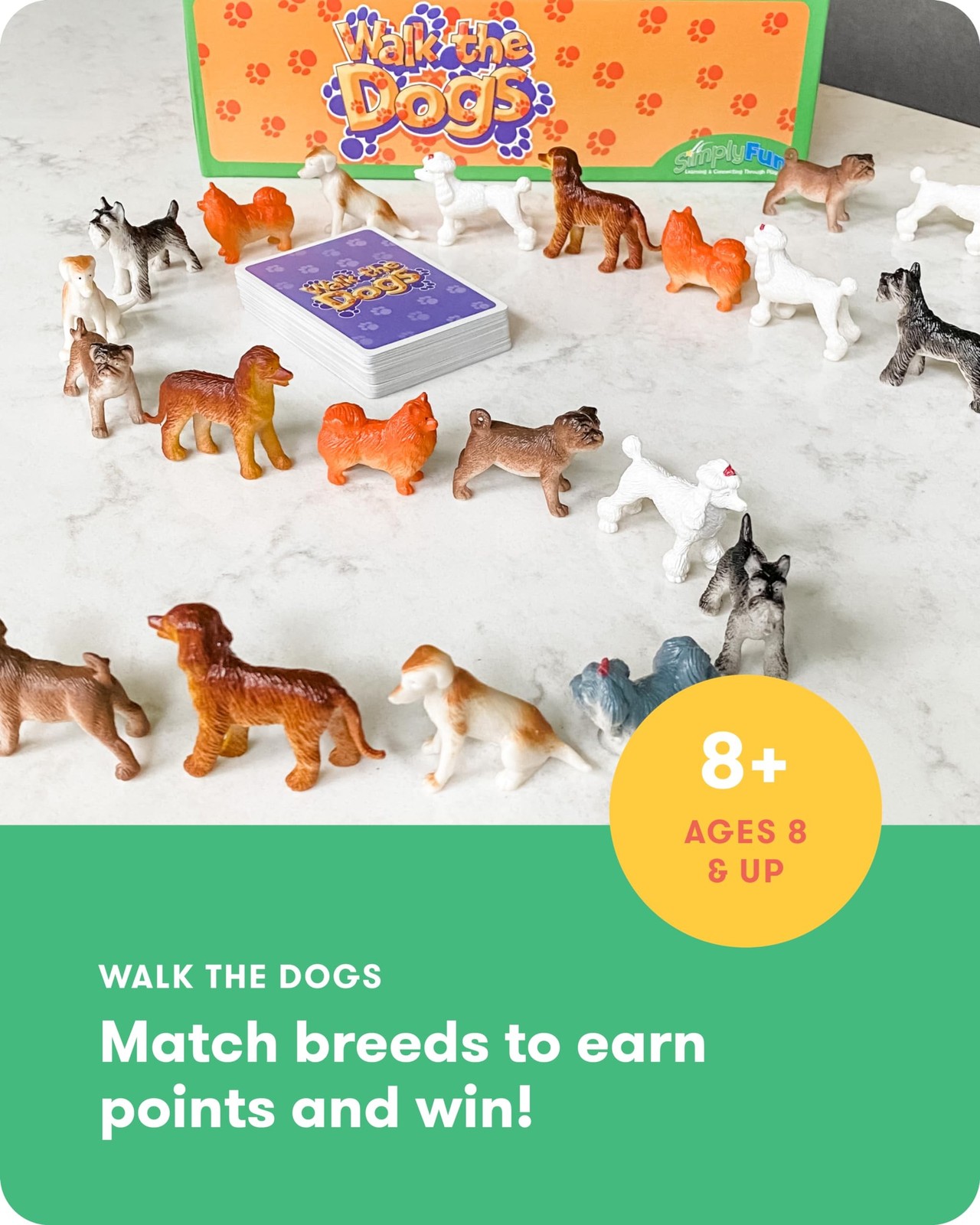 SimplyFun Walk The Dogs Math Game – One of The Most Fun Games for Kids Ages 8…
