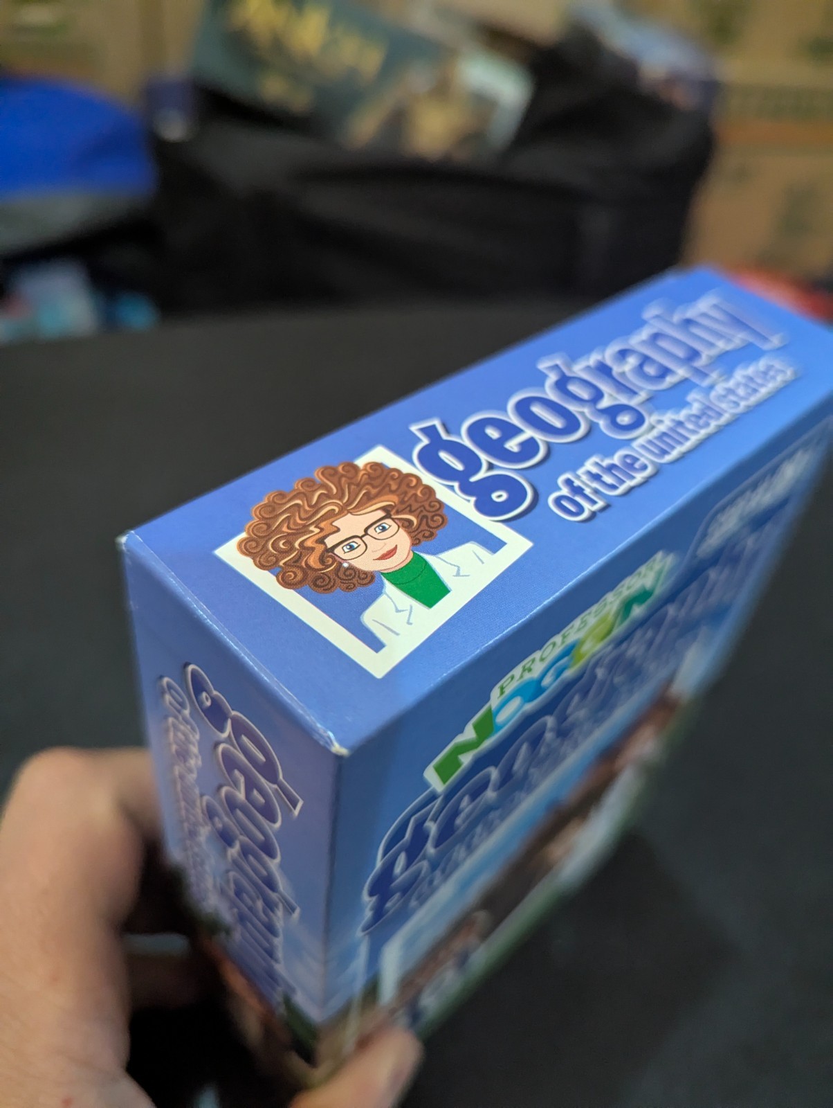 PROFESSOR NOGGIN GEOGRAPHY of the UNITED STATES Card Game #28 100% COMPLETE 2019