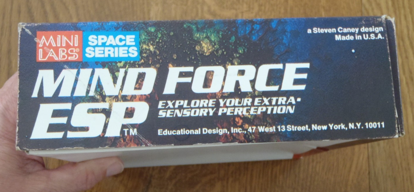 Vintage Mind Force ESP: Mini Labs Space Series Sensory Exploration Kit COMPLETE