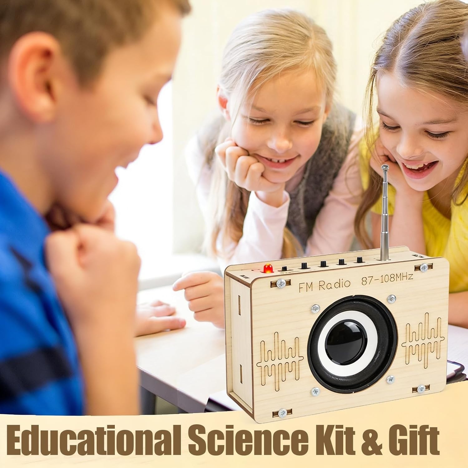 STEM Radio Kit for Kids 6-14 | DIY Electronics, Science & Circuit Project