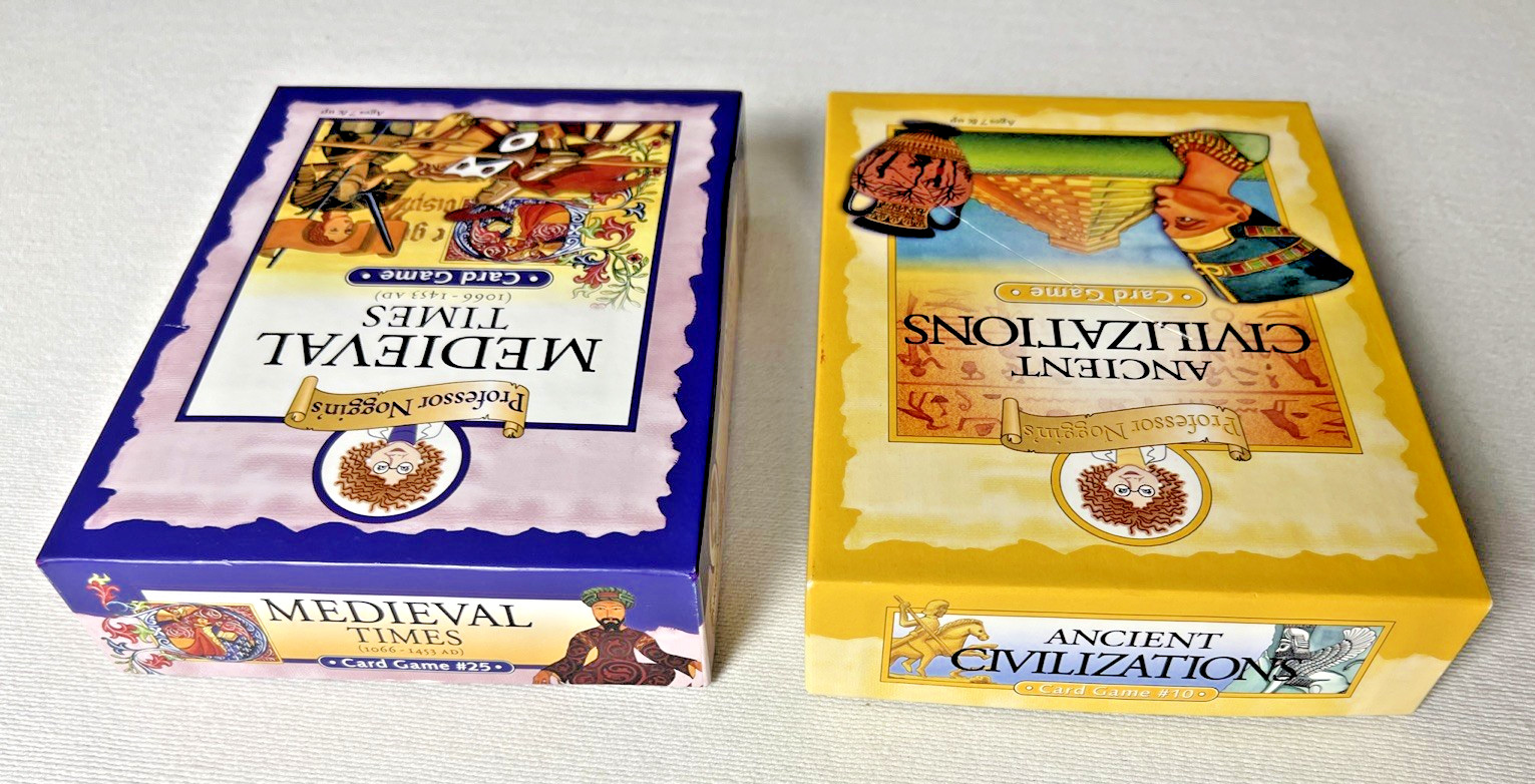 Professor Noggin’s MEDIEVAL TIMES & ANCIENT CIVILZATIONS Games, Complete