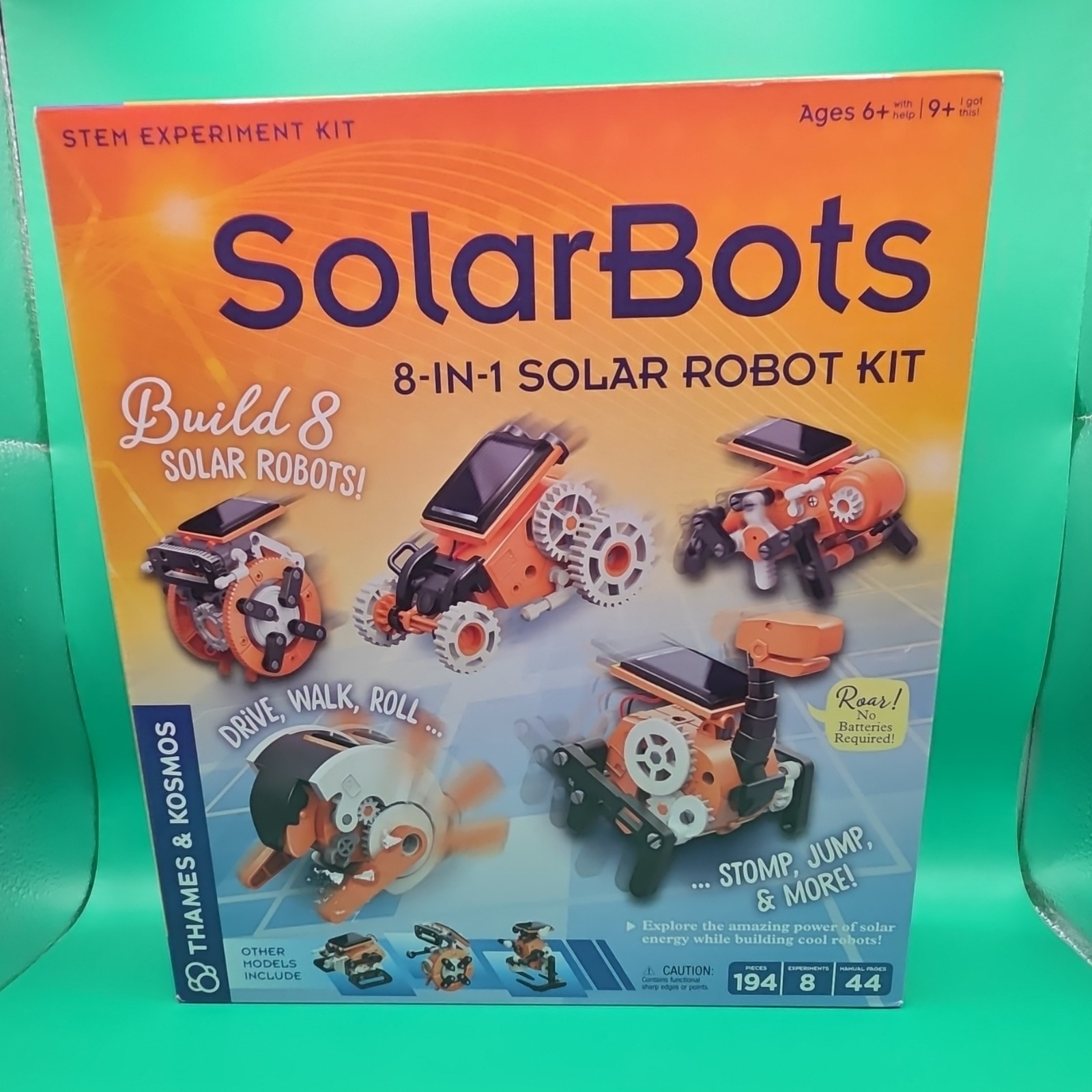 Thames & Kosmos SolarBots: 8-in-1 Solar Robot STEM Experiment Kit # 665082 New