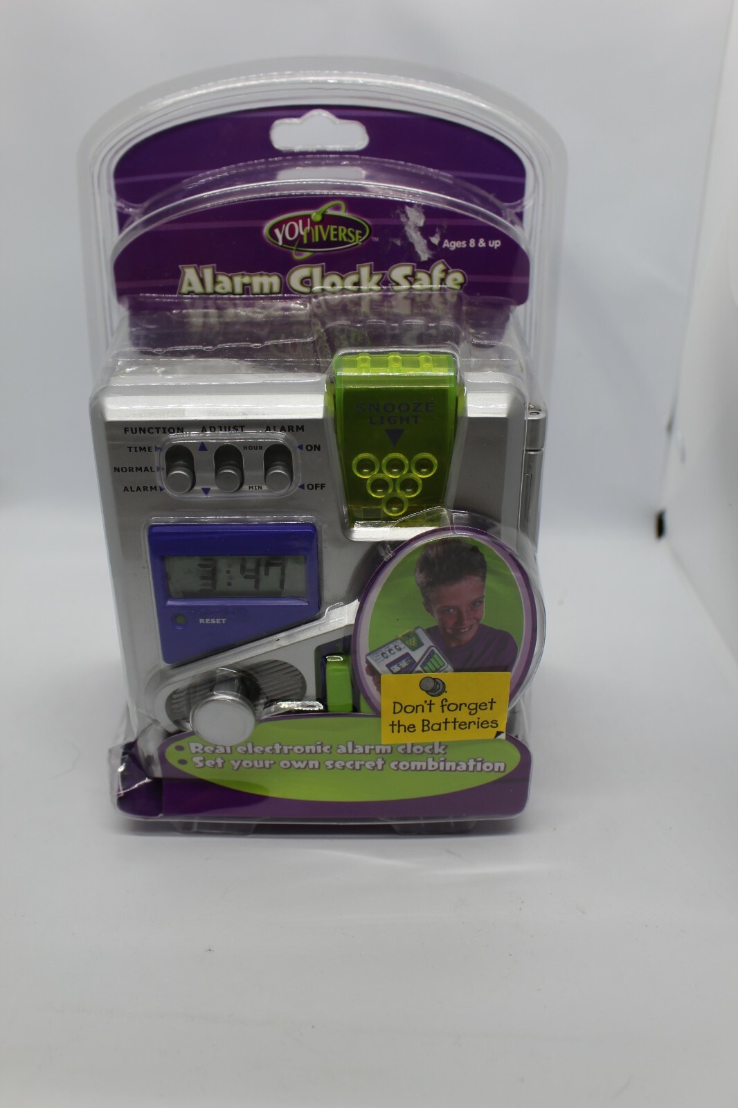 NIB Collector Toy 2004 YoUniverse Alarm Clock Safe Summit Learning Machine