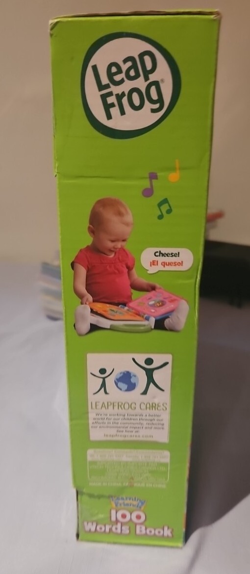 LEAPFROG LEARNING FRIENDS 100 WORDS BILINGUAL ELECTRONIC BOOK New