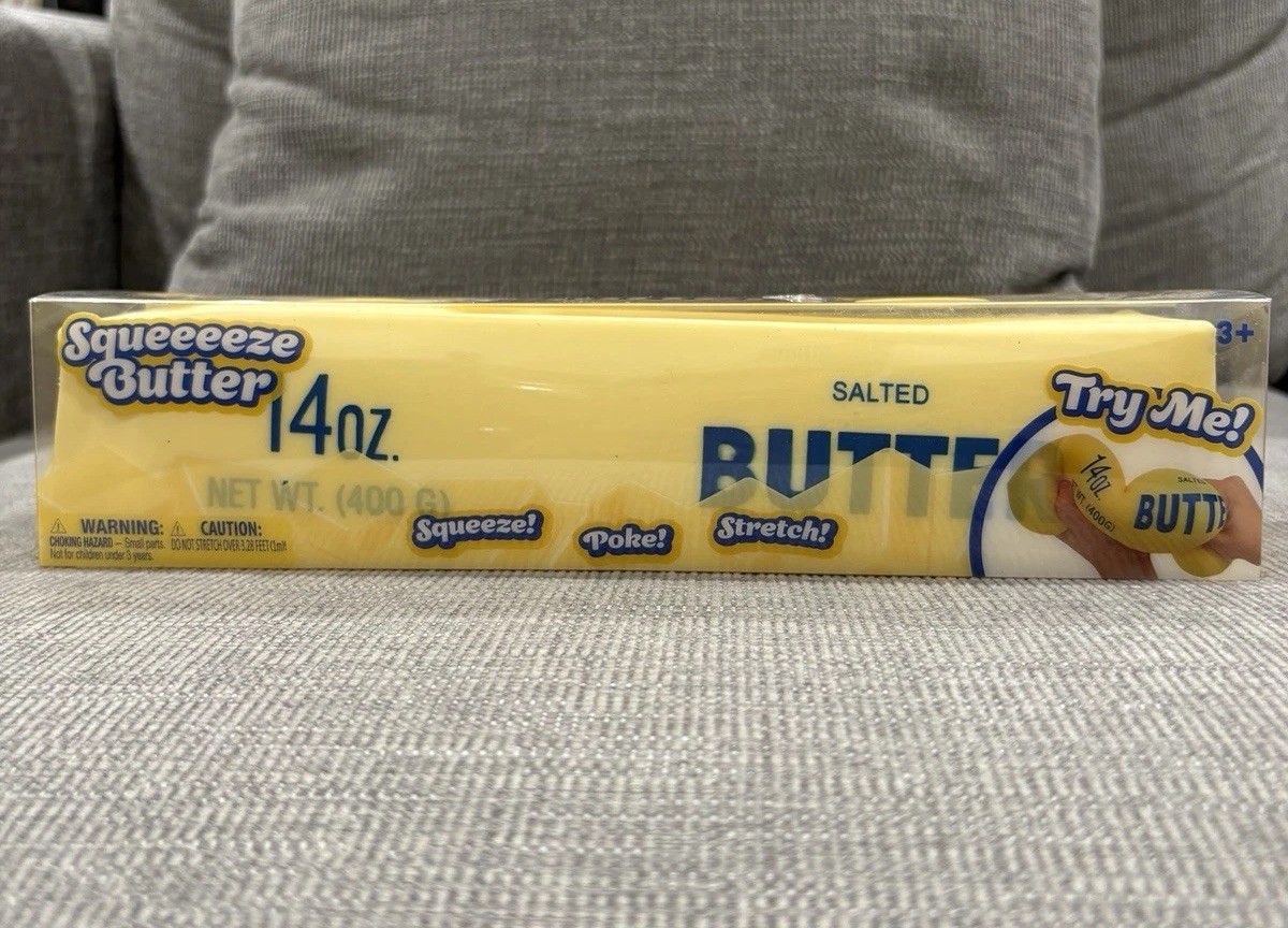 Sunny Days 14oz Squeezy Butter 🧈 Squishy Sensory Stress Relief Squeeze