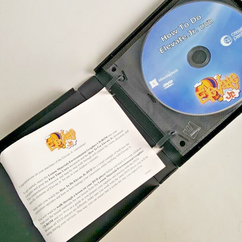 Elevate Jr Upsidedown Town Base Pack DVD CD Bible Youth Pastor Church Case Jesus