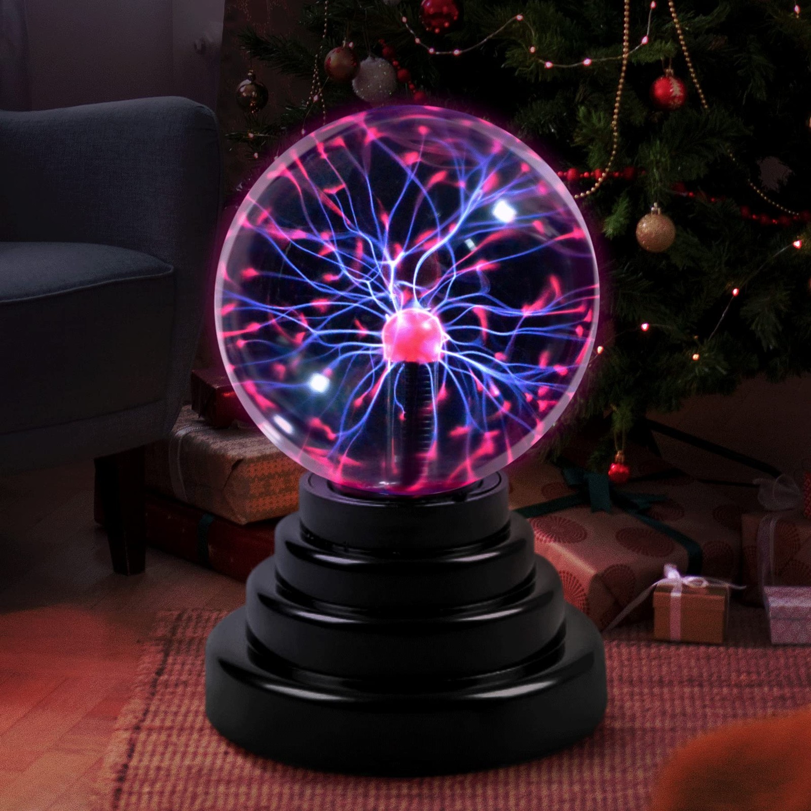 Plasma Ball Science Gift Touch Sensitive Plasma Globe Decorative Lamp Novelty…