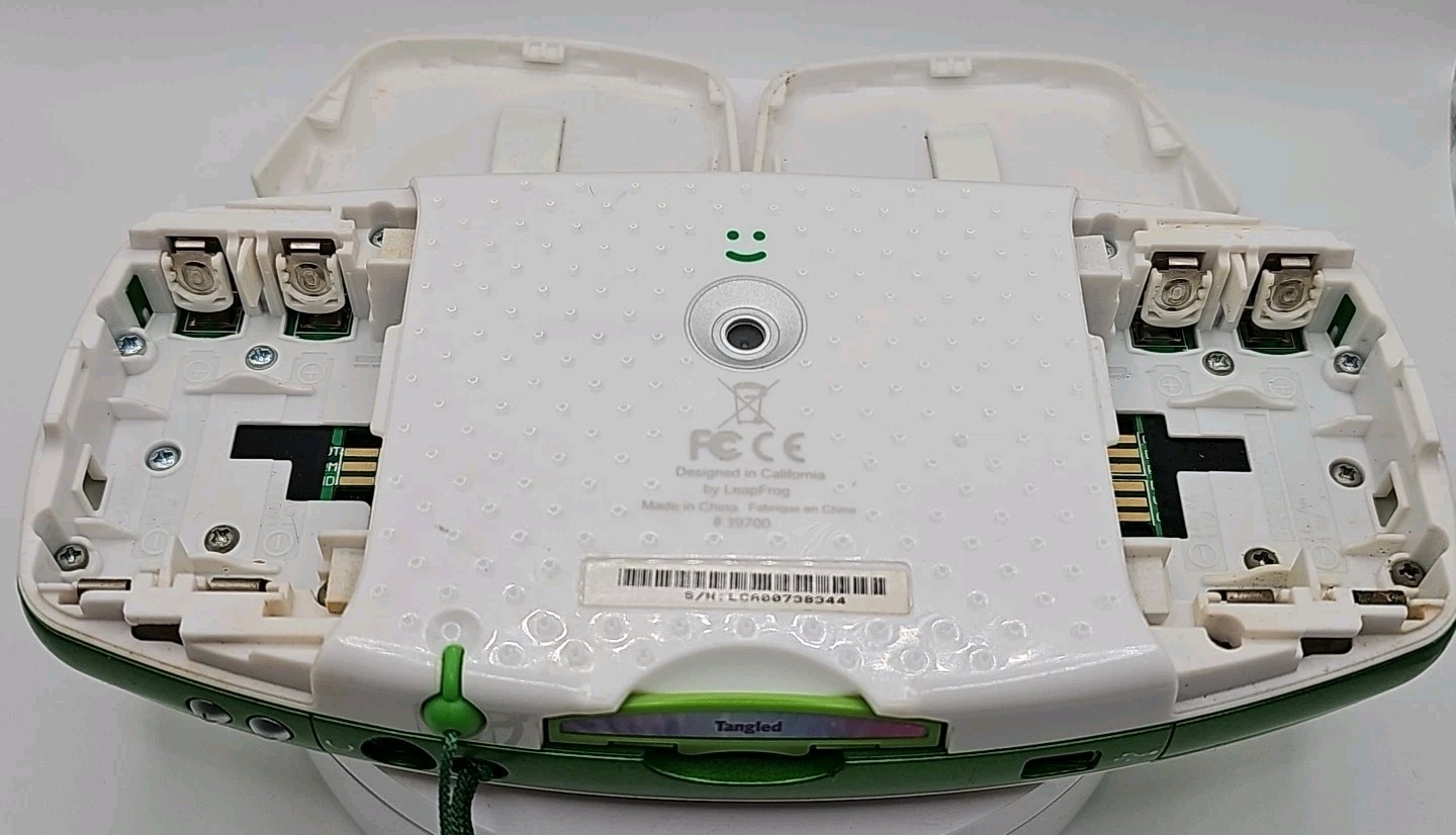 Leapfrog Leapster GS Game Console & Camera Tested & Working W/ Tangled + 5 Games