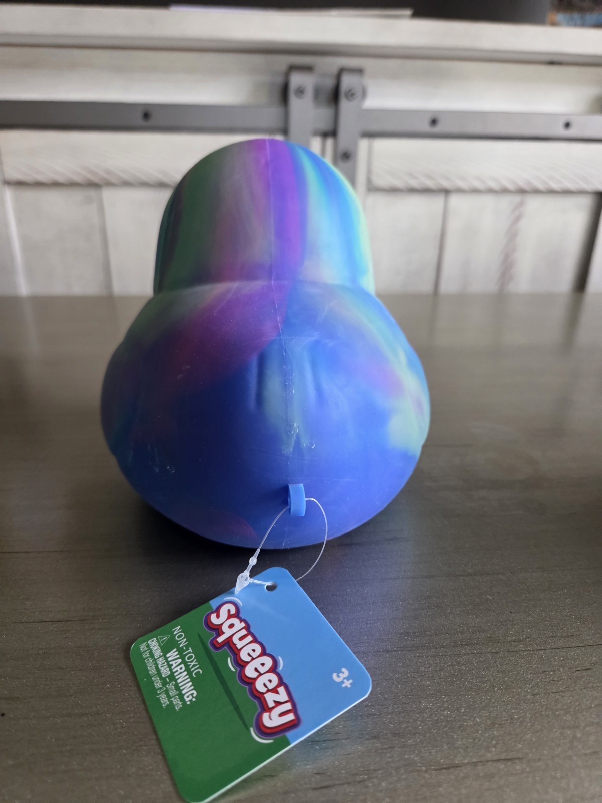 Toy Mendous SQUEEEZY Jumbo Tie-dye Duck (p/g) Squishy Toy