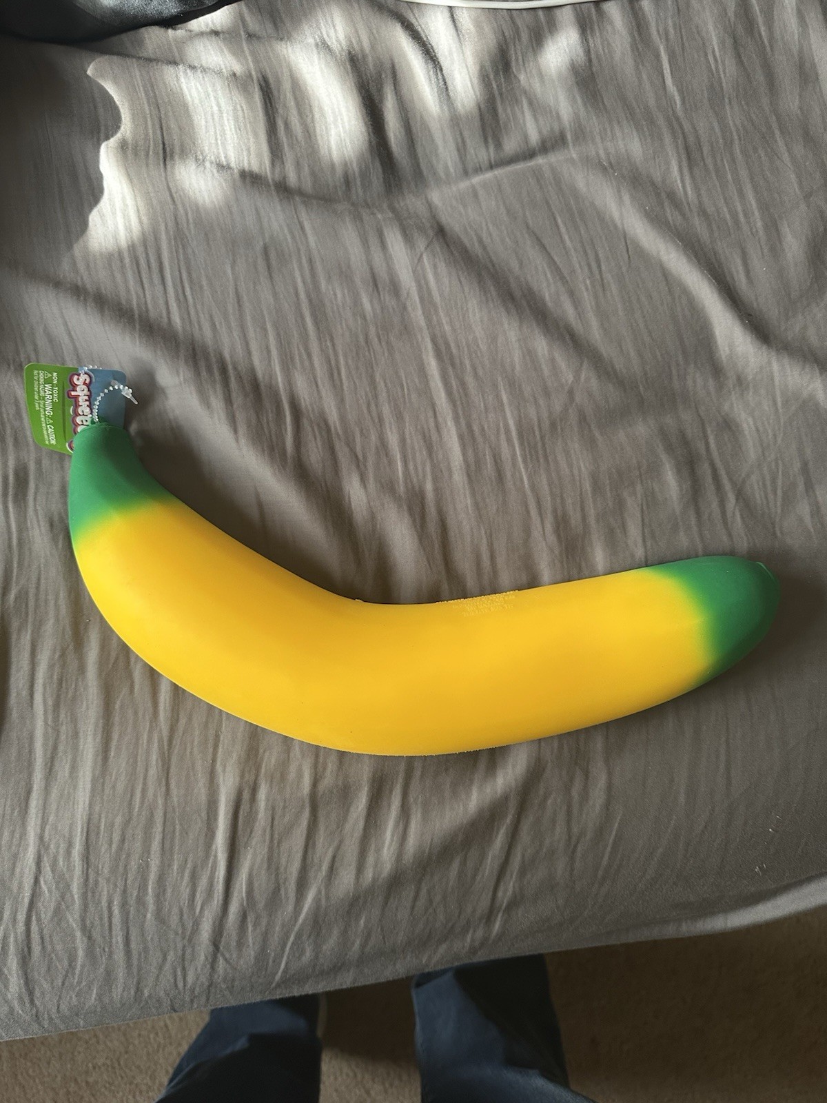 Sunny Days Squeezy Squishy Stretchy Banana NEW FAST SHIP