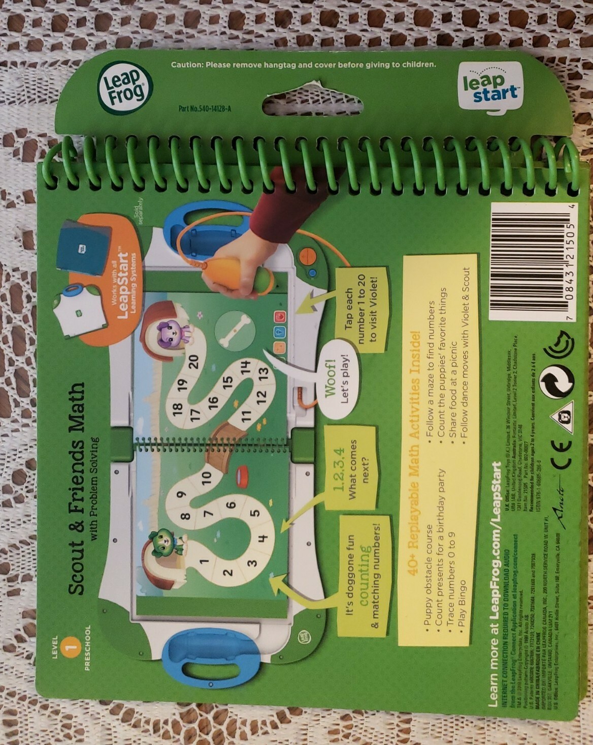Leap Frog Leap Start Scout & Friends – Math Level 1 PreSchool NEW 40+ Activities