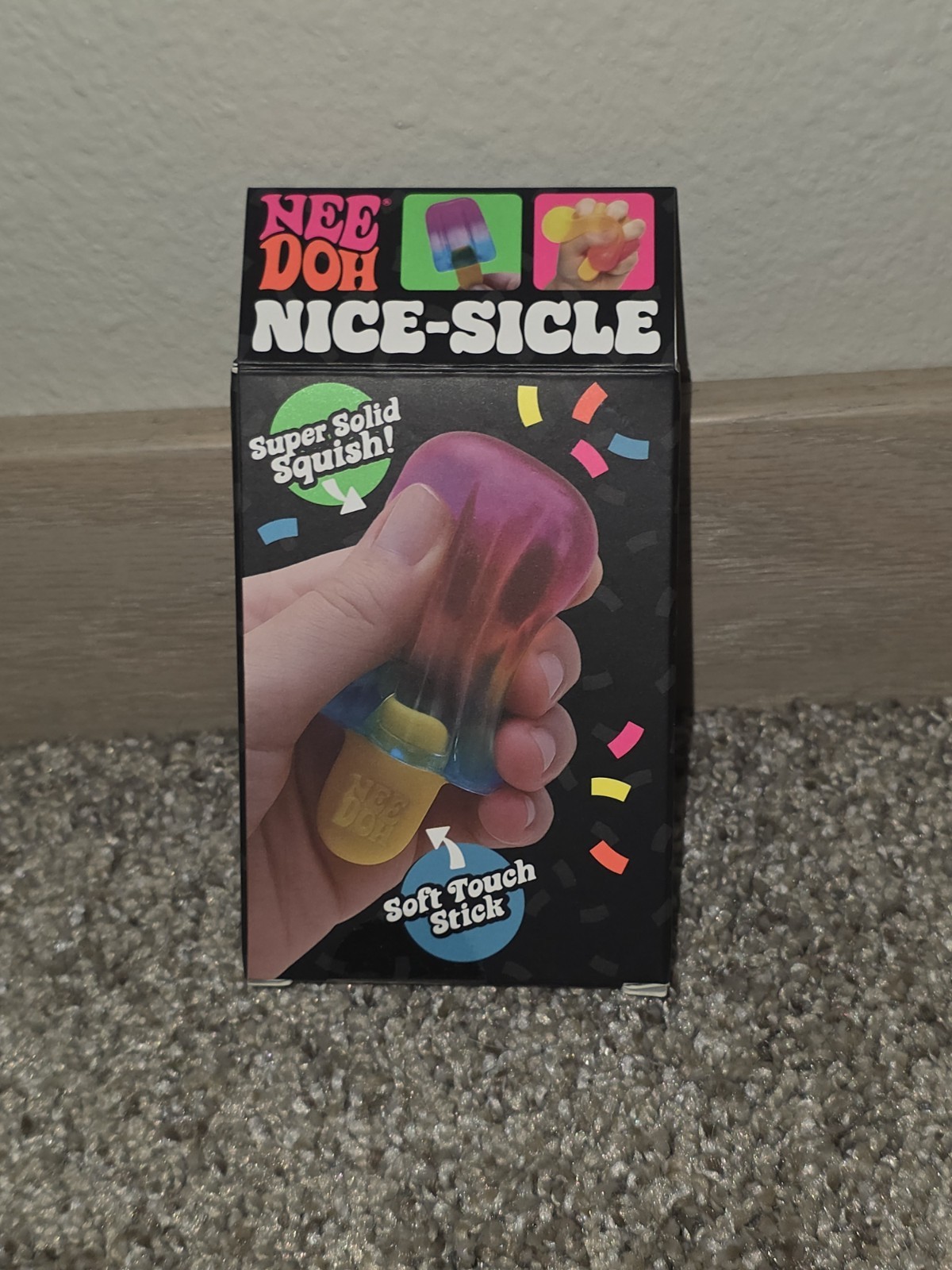 Pink Orange 🩷🧡 Needoh Nice-Sicle Popsicle Nicesicle Jelly Squishy Nee Doh