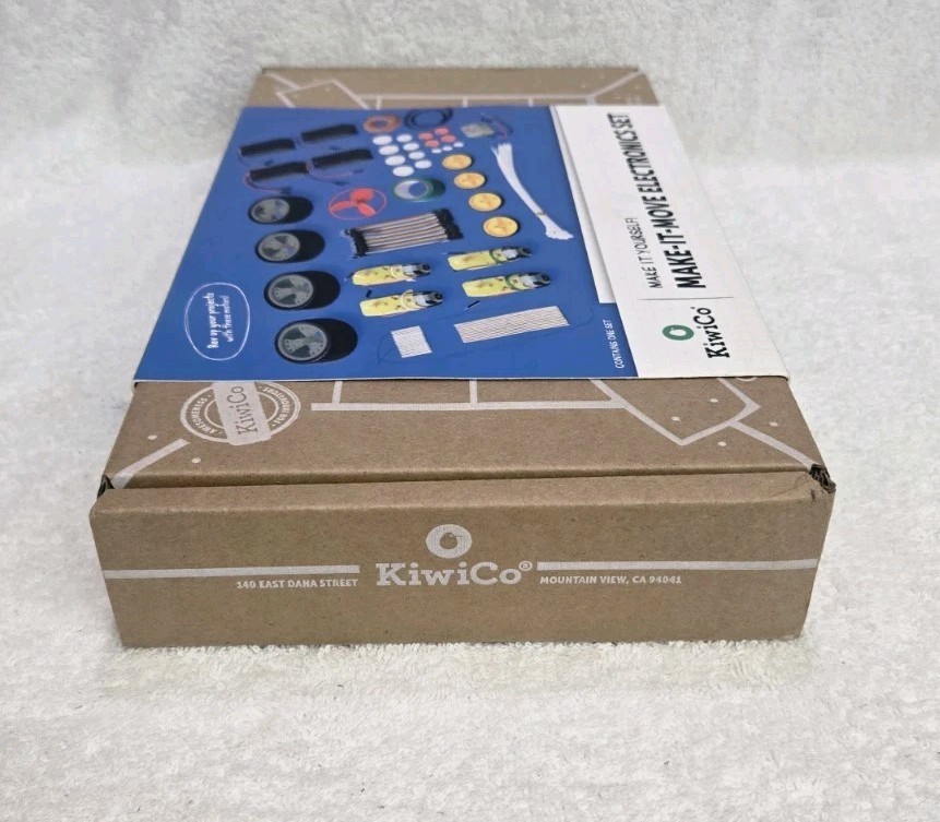 Kiwico Make It Yourself! Make-it-Move Electronics Kit- Ages 9+ New