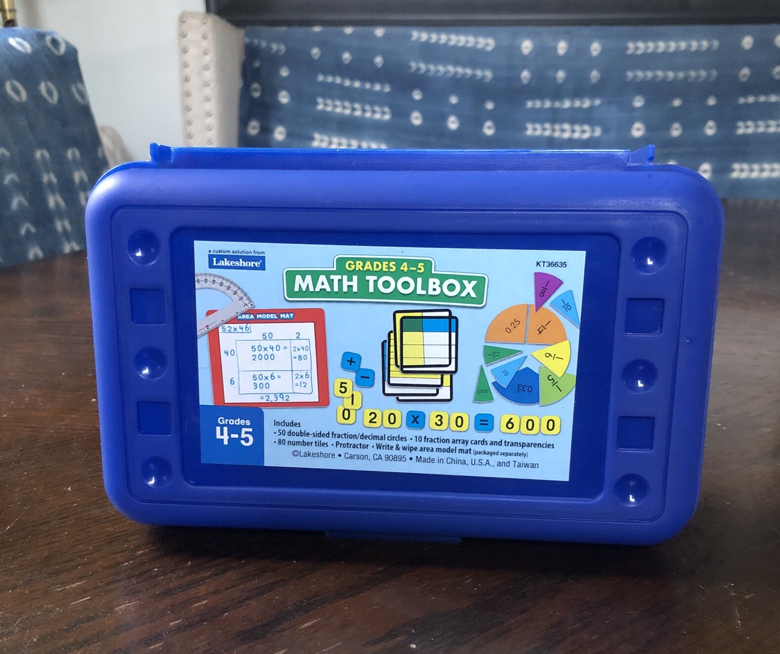 Lakeshore – Math Toolbox – Grades 4-5 – Fractions / Decimals / Number Tiles NEW!