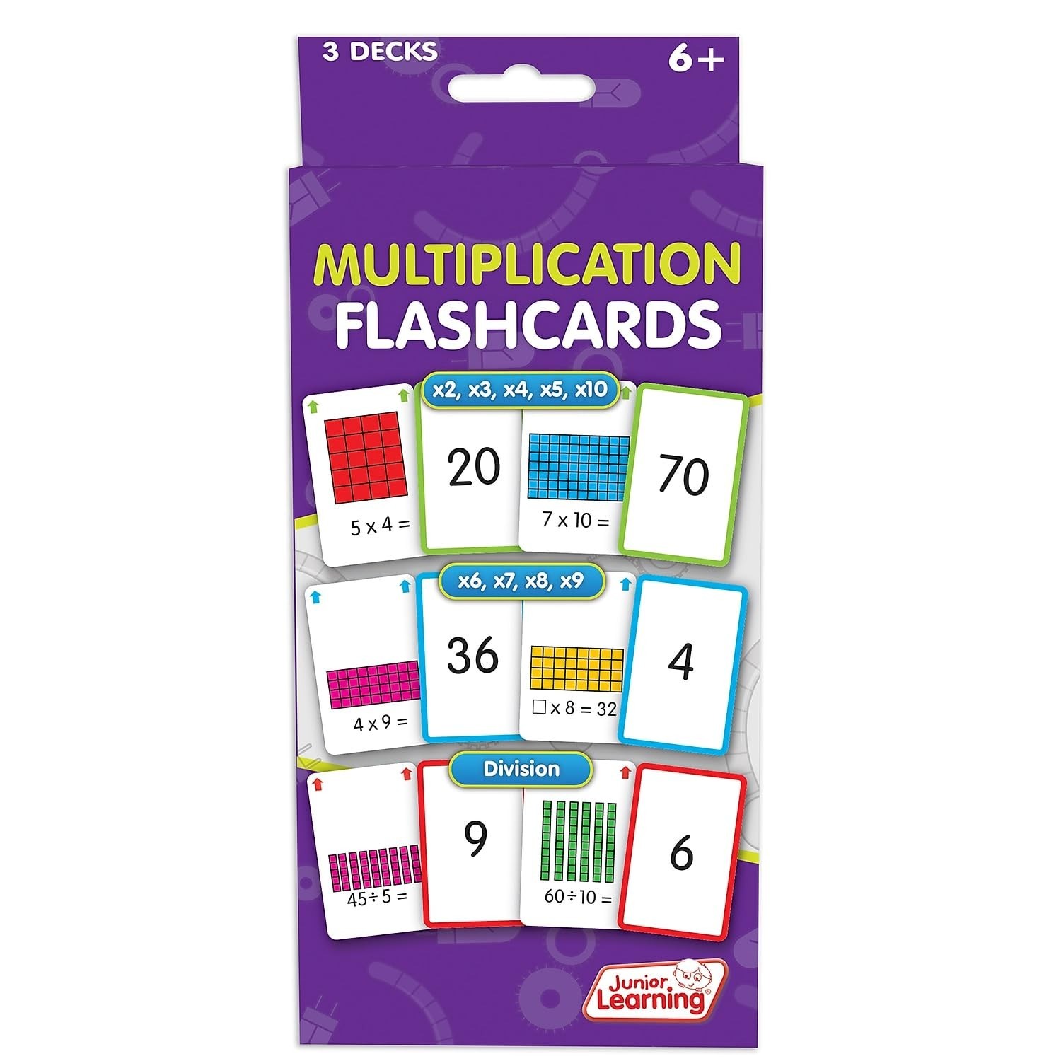Junior Learning JL206 Multiplication Flashcards Medium