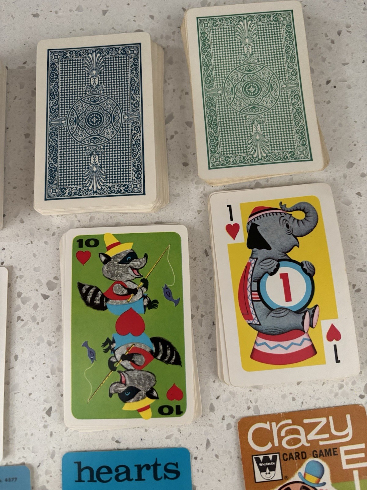 Vintage Whitman Phonics Flashcards & Card Games w/ Plastic Cases