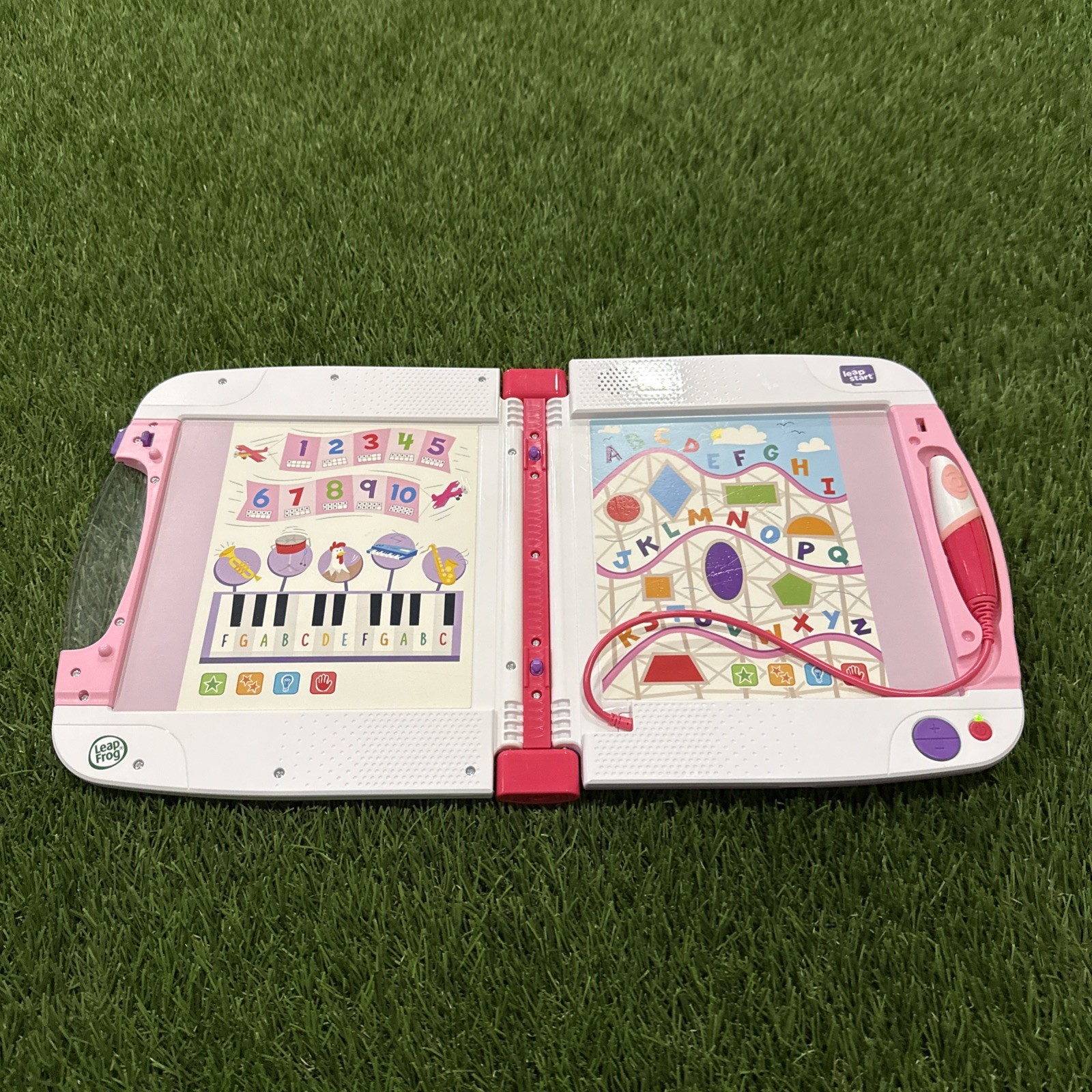 LeapFrog Leap Start Pink/Purple/White Learning System | Tested/Reset