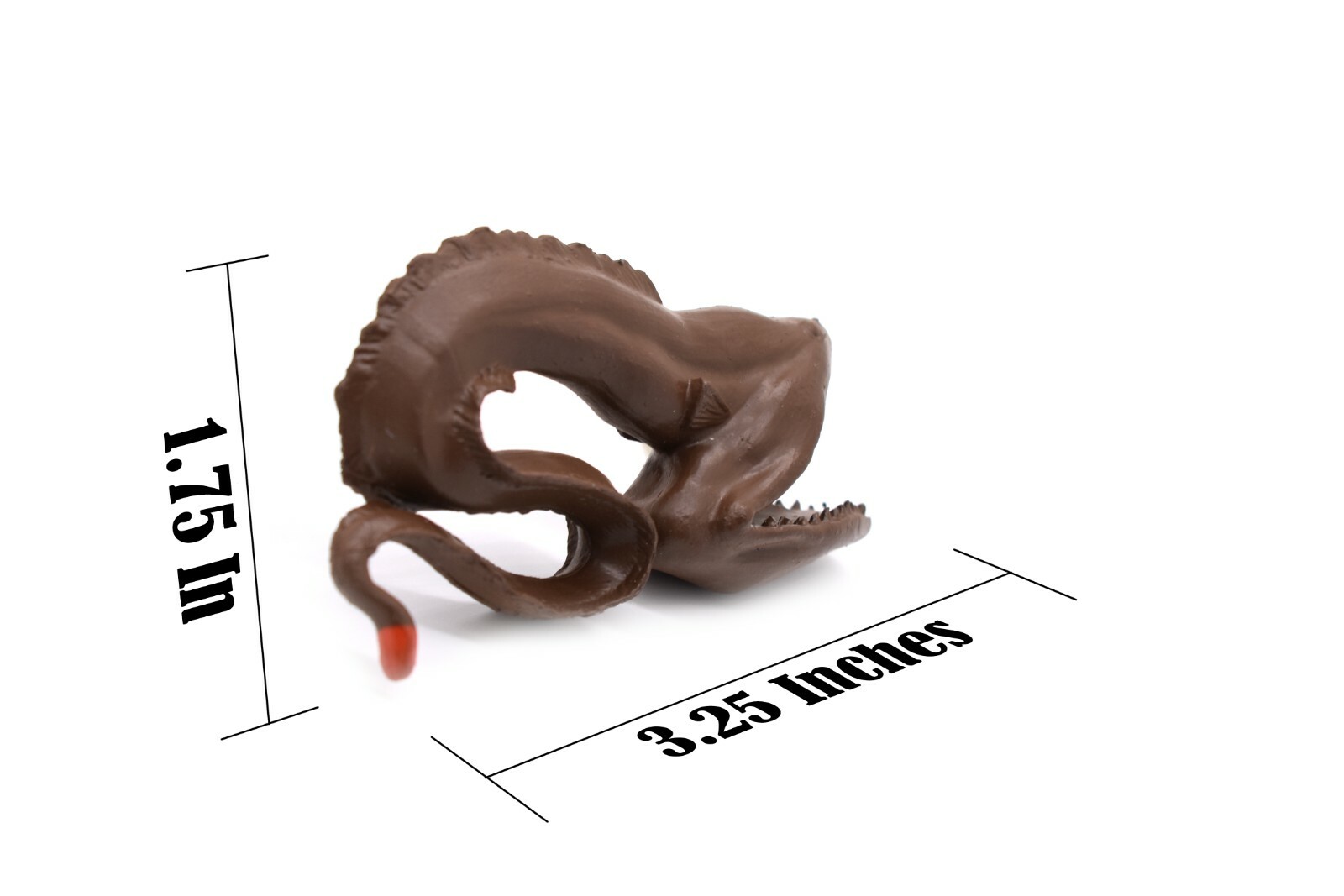 Gulper Eel Pelican Eel Plastic Replica 3 1/4 inches long – F3675 B10