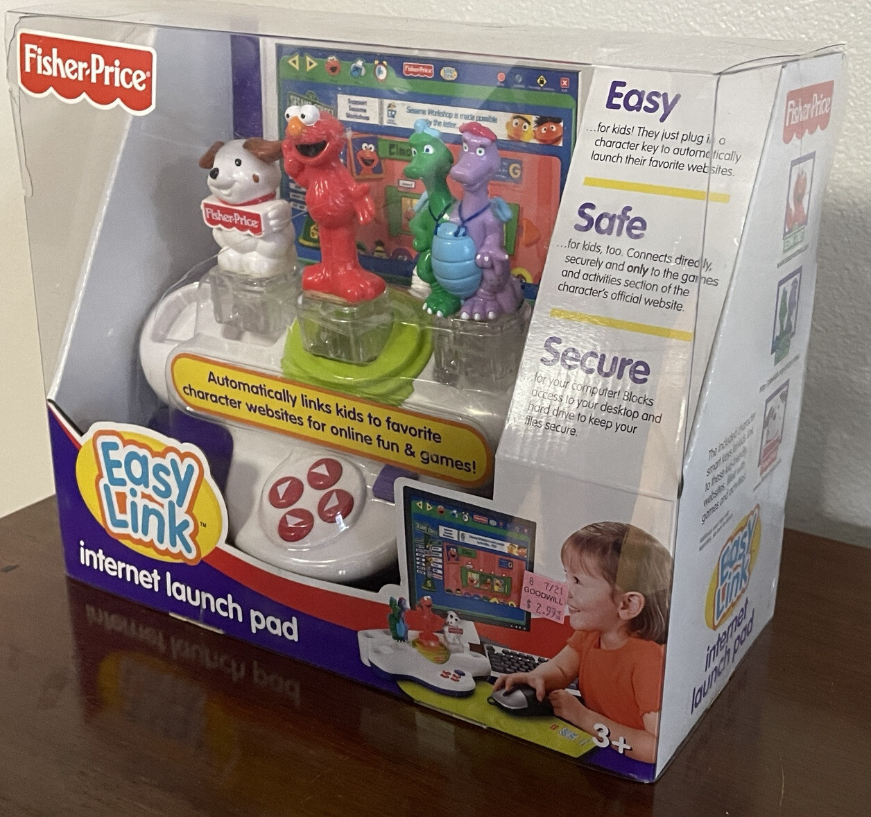 FISHER PRICE EASY LINK INTERNET LAUNCH PAD WIth Sesame Street Elmo 2007 NIB