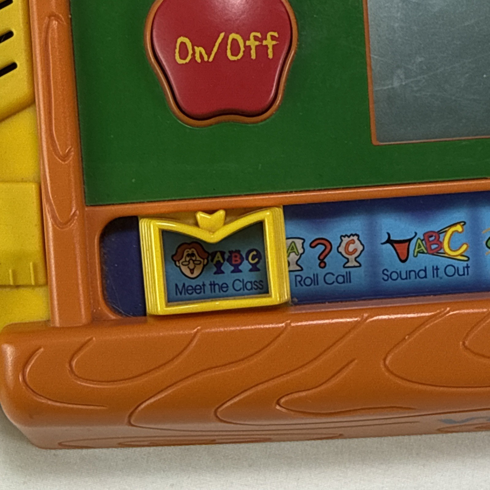 RARE Vtg VTech Interactive Alphabet Classroom Learning Toy Yellow – WORKS!