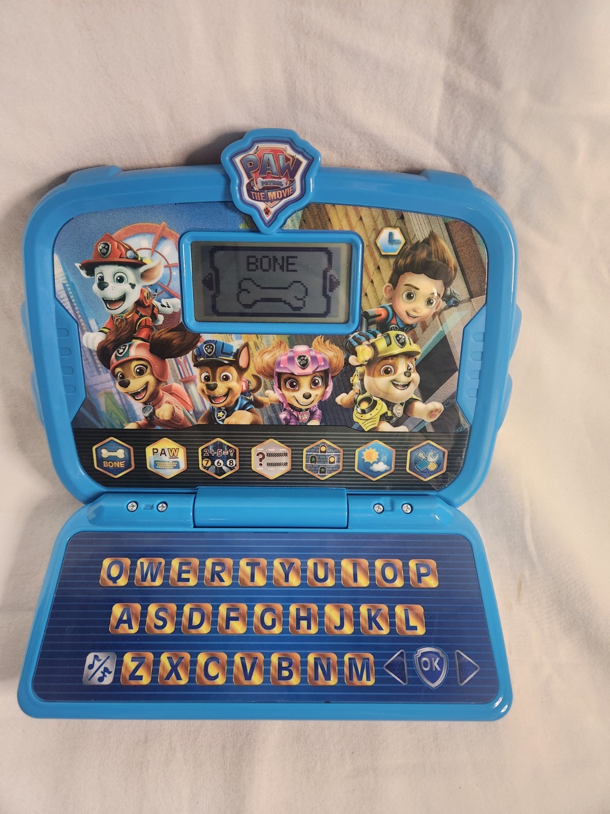 Paw Patrol The Movie Learning Tablet VTech Toy Laptop Game Ryder Skye WORKING