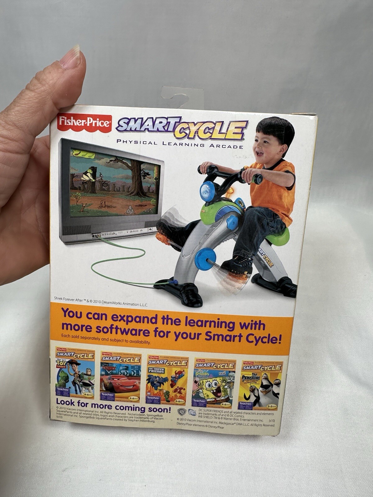 Fisher-Price Learning Smart Cycle Software Shrek Forever After Game Cartridg NEW