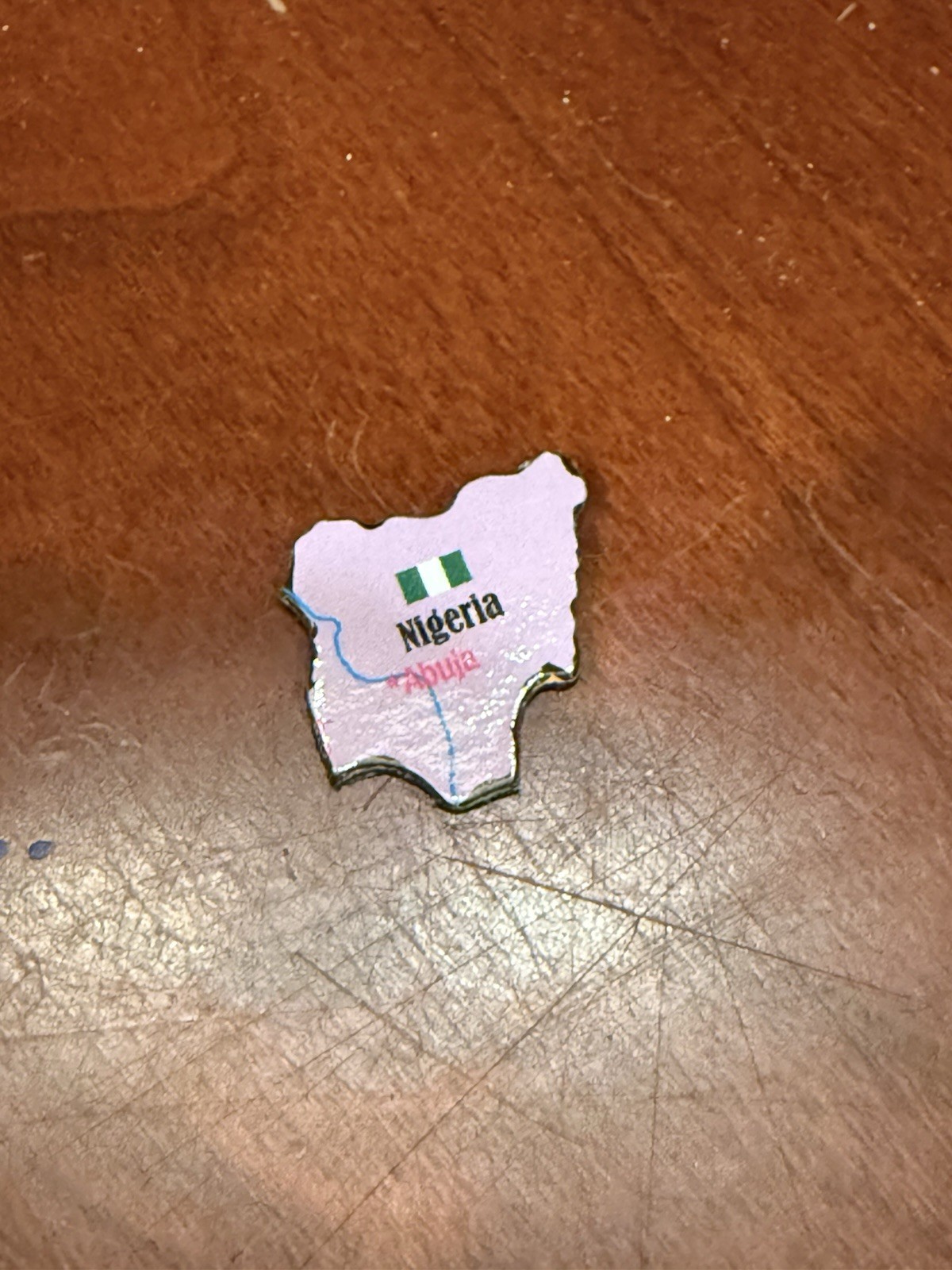 Ata-Boy Magnetic World Map Play-n-Learn Nigeria