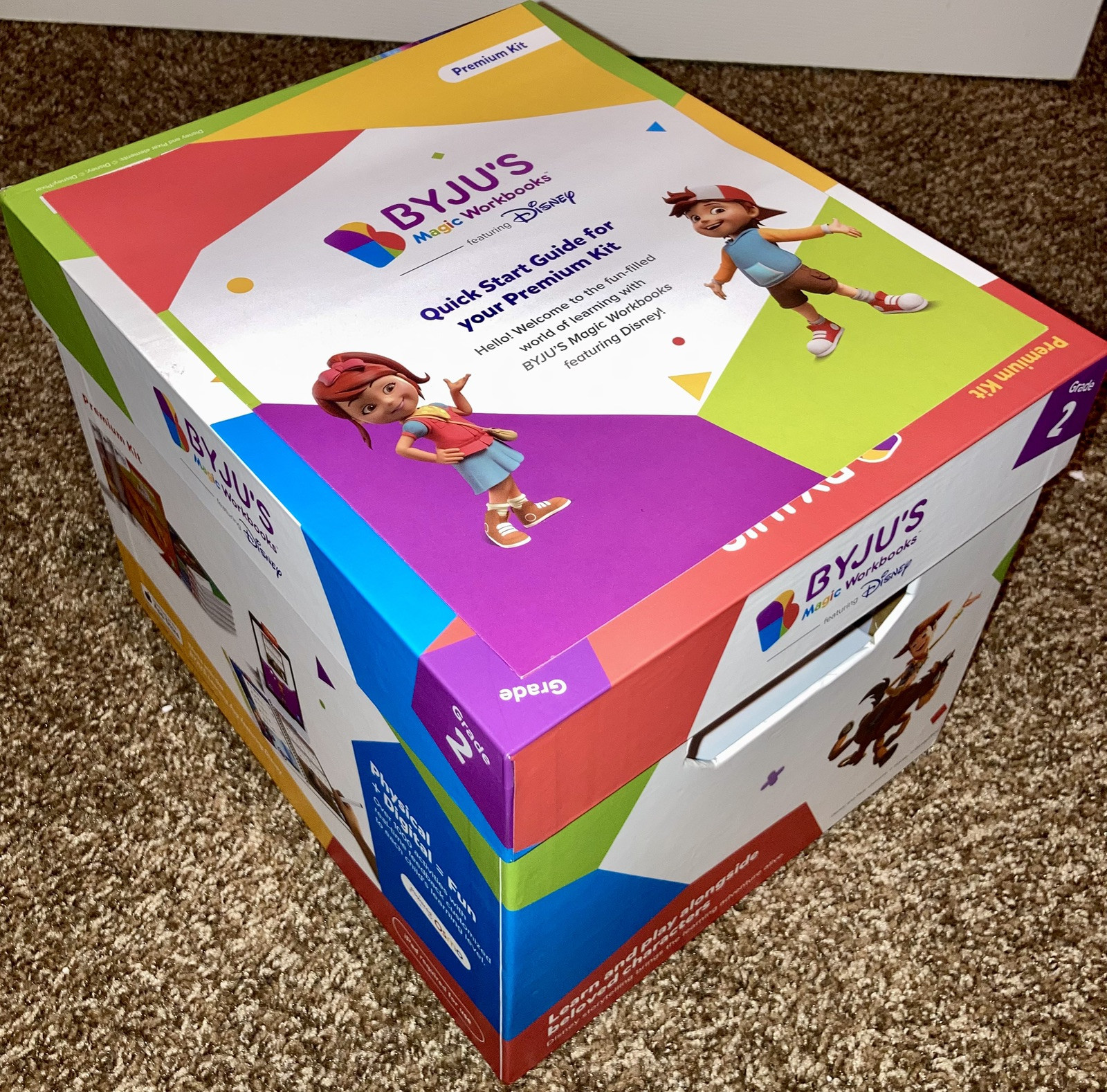 BYJU’S Learning Kits: Disney, 2nd Grade Premium Edition (App + 8 Workbooks)