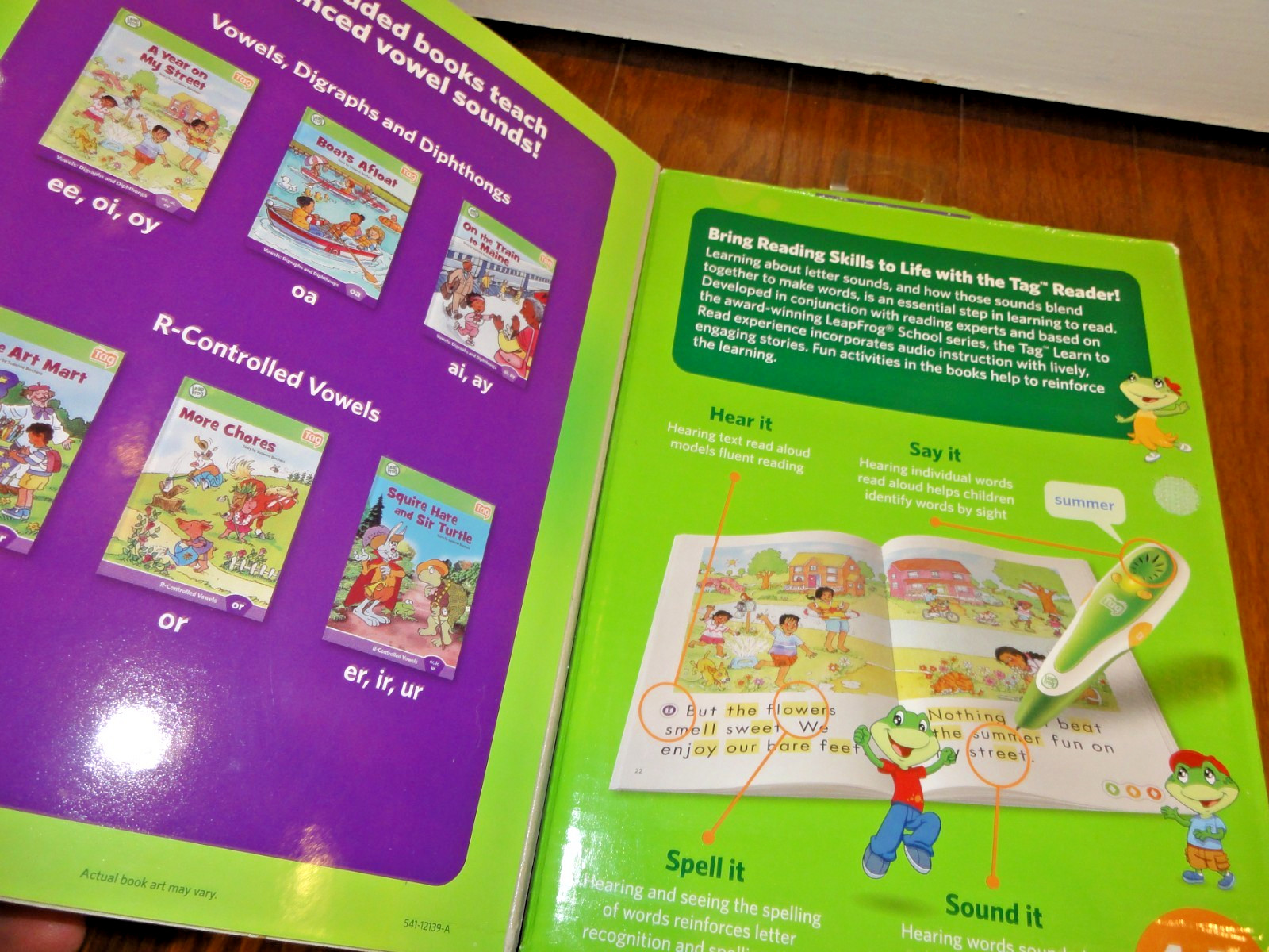 Leap frog, Learning to read, Book set 4, Advanced Vowels. 4 – 7 years, 6 books