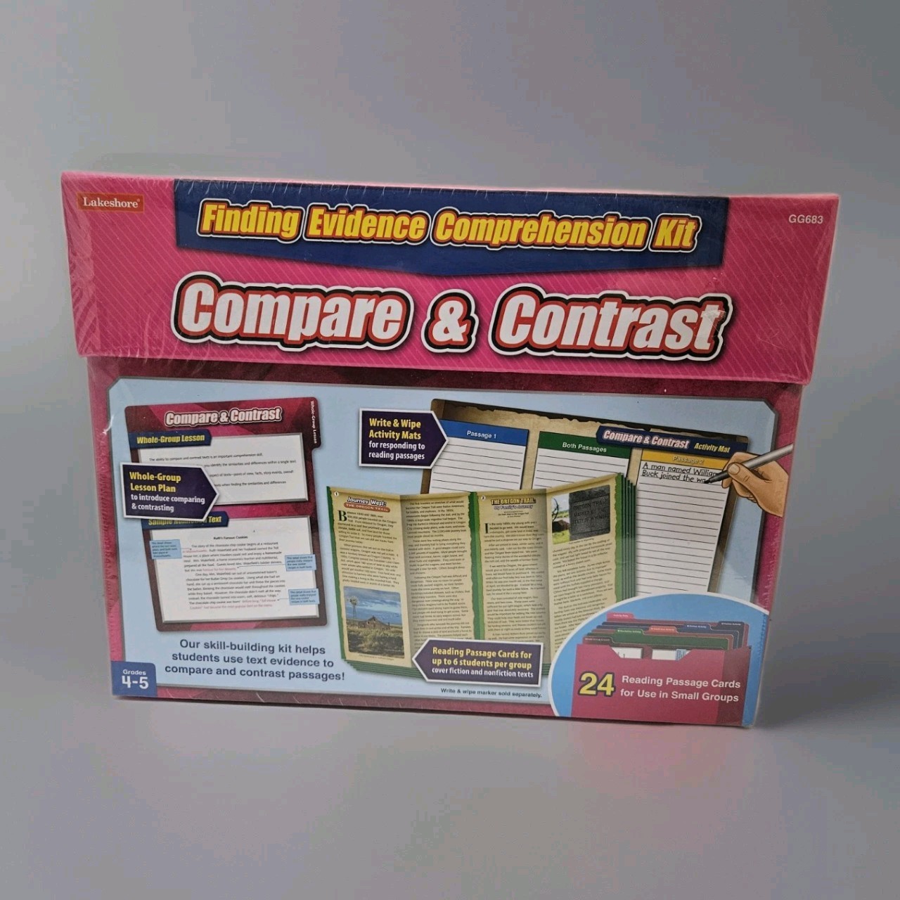 NEW Lakeshore Compare And Contrast Comprehension Kit Home School Grades 4-5